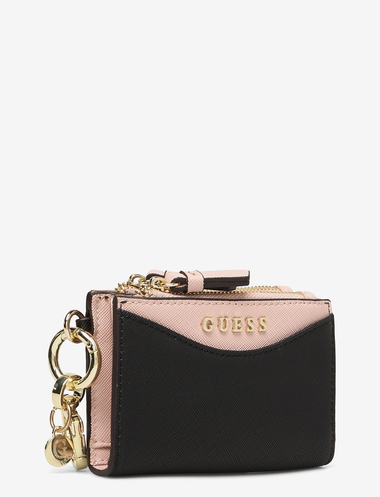 GUESS - CARD CASE TOP ZIP KEYCHAIN - black - 2