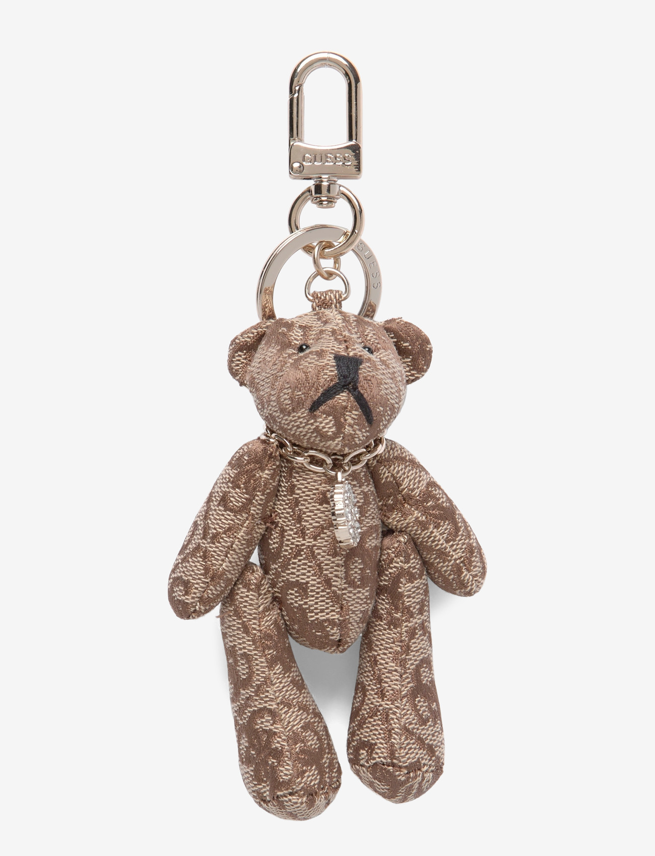 GUESS - KEYRING - nyckelringar & bag charms - latte logo - 0