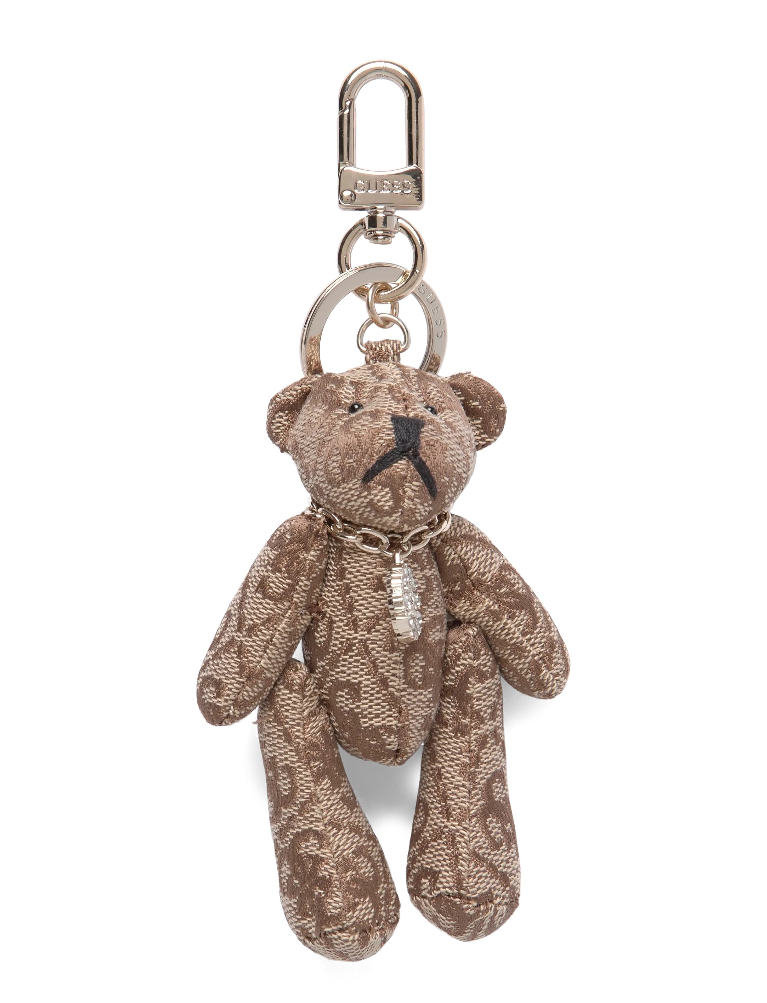 GUESS - KEYRING - latte logo - 1
