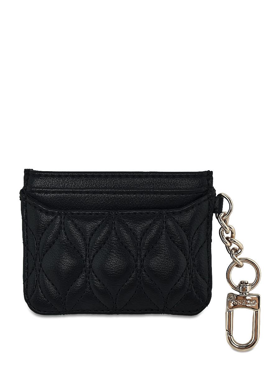 GUESS - MAXINE QUILTED CARD CASE - card holders - black - 1