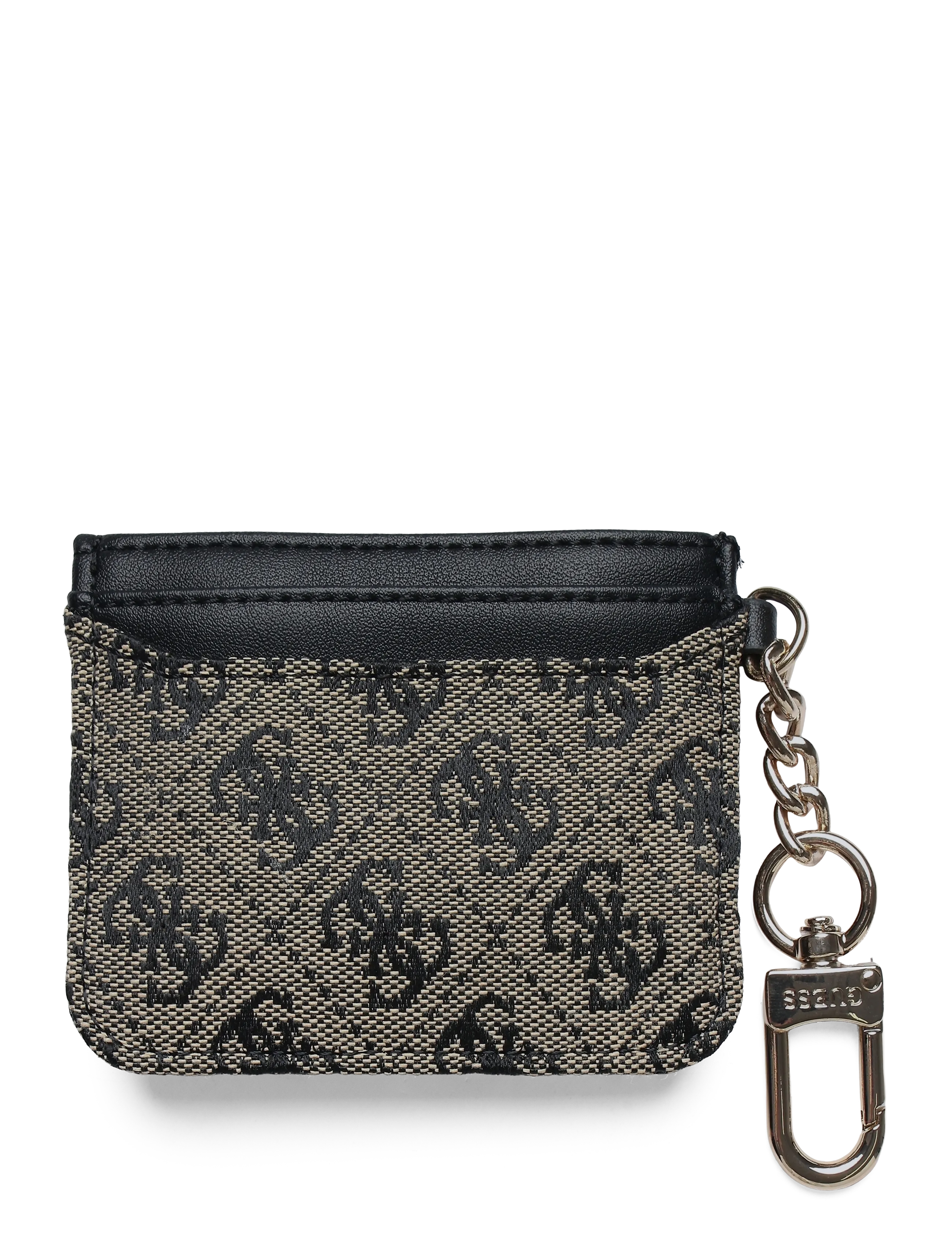 GUESS - SAMANTHA CARD CASE - black logo - 1