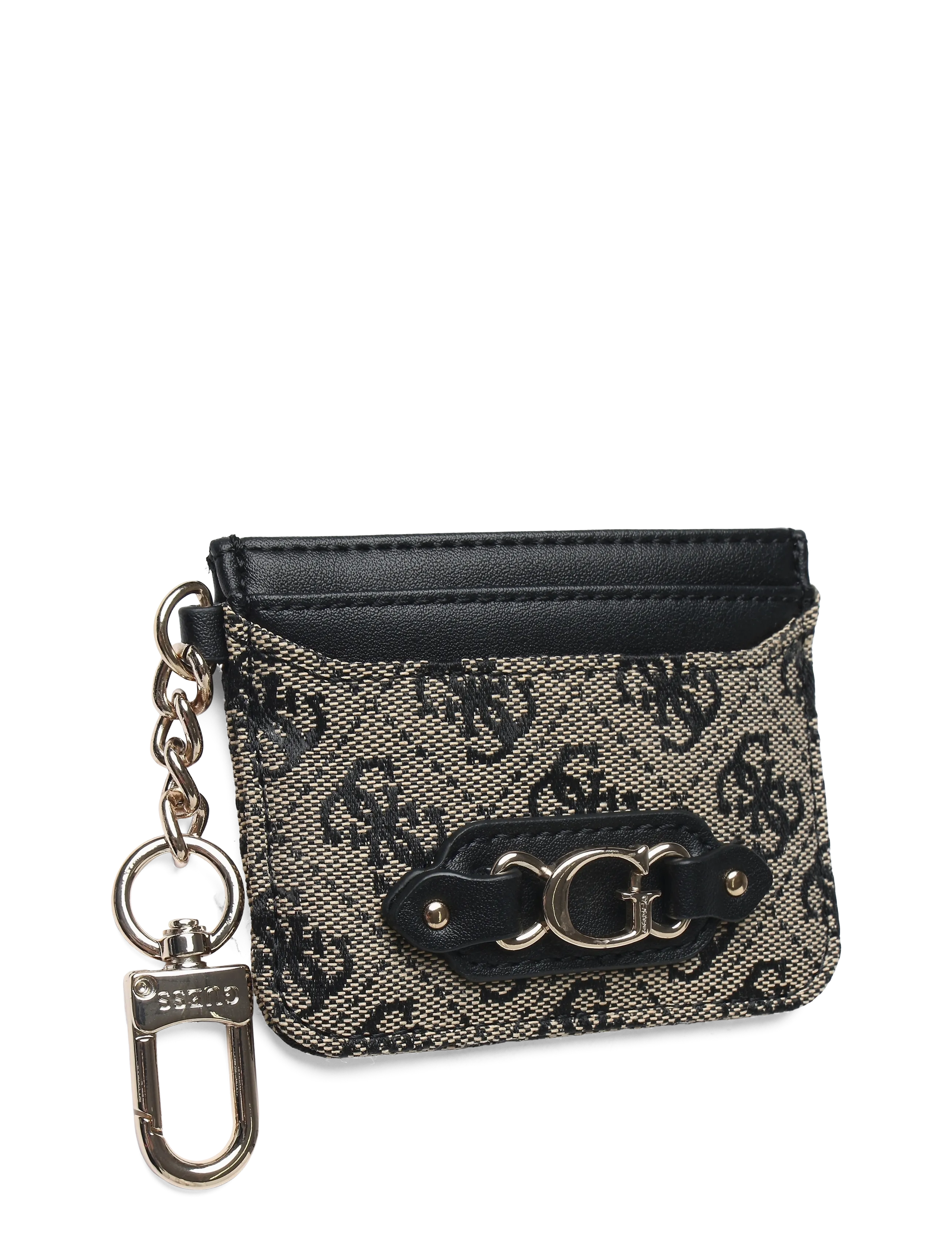 GUESS - SAMANTHA CARD CASE - black logo - 2