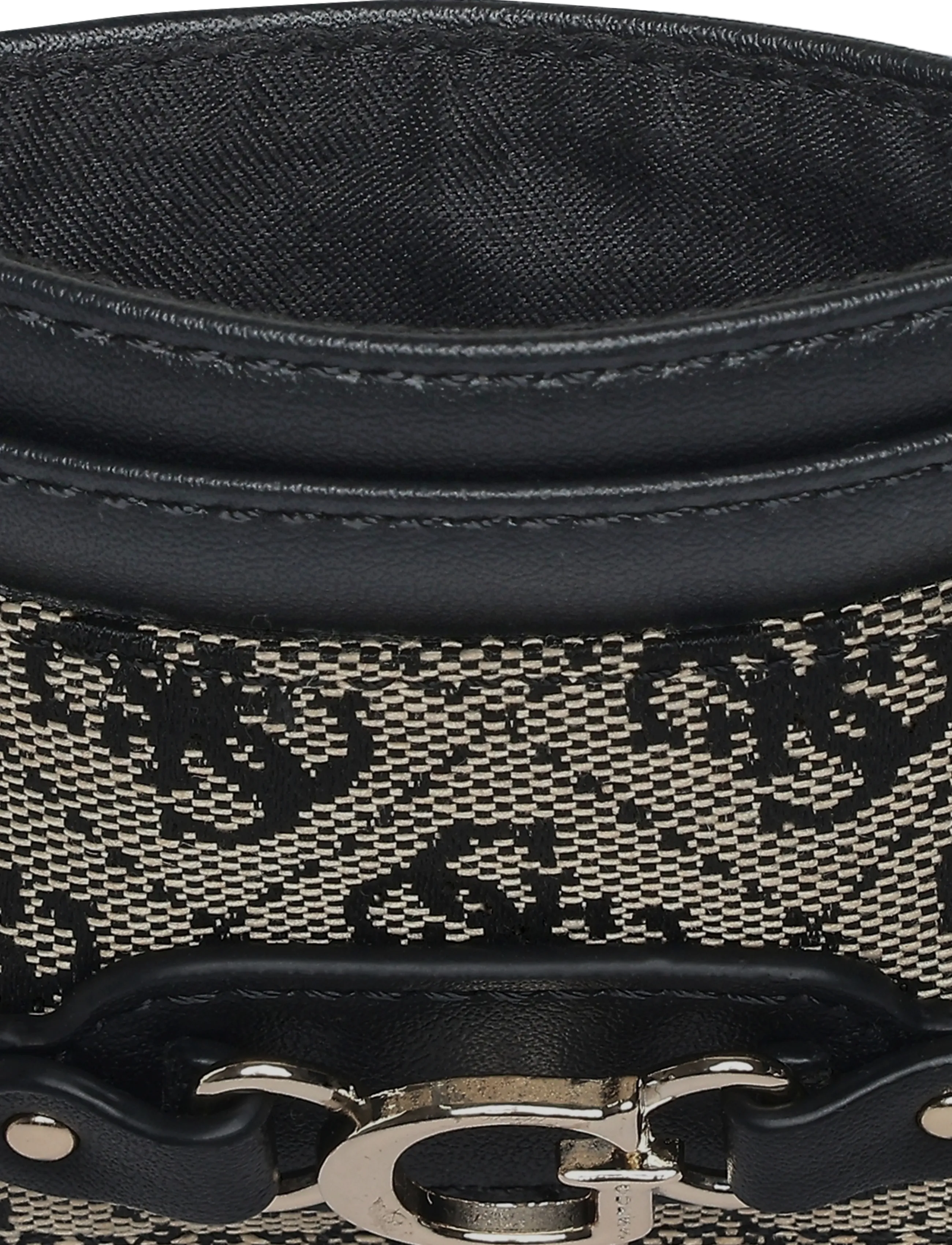 GUESS - SAMANTHA CARD CASE - black logo - 4