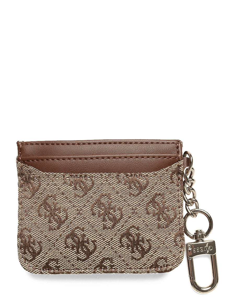 GUESS - SAMANTHA CARD CASE - latte logo/brown - 1