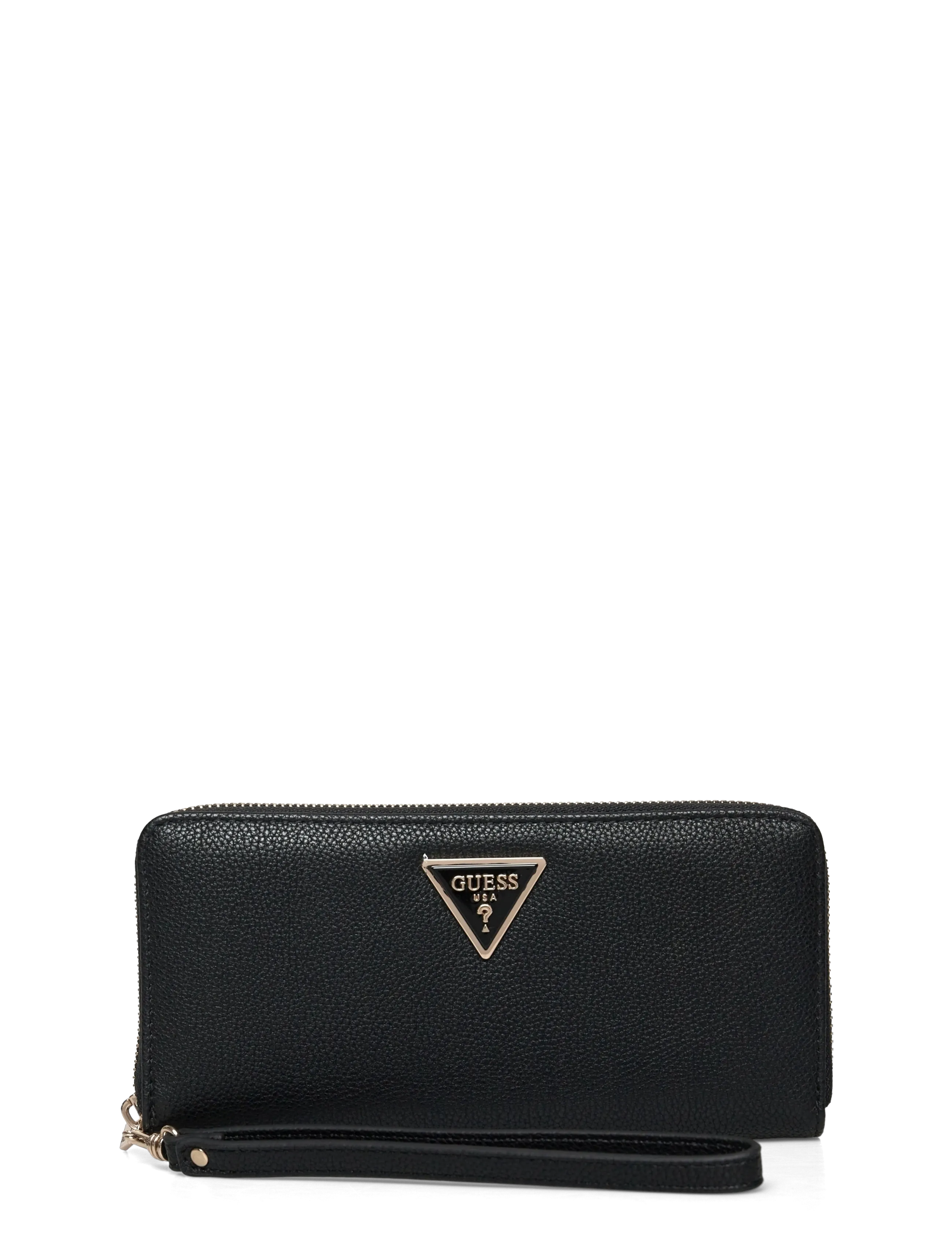 GUESS Laurel Ii Slg Large Zip Around, One Size, Black, Kortholdere & Punge > Punge, Dame
