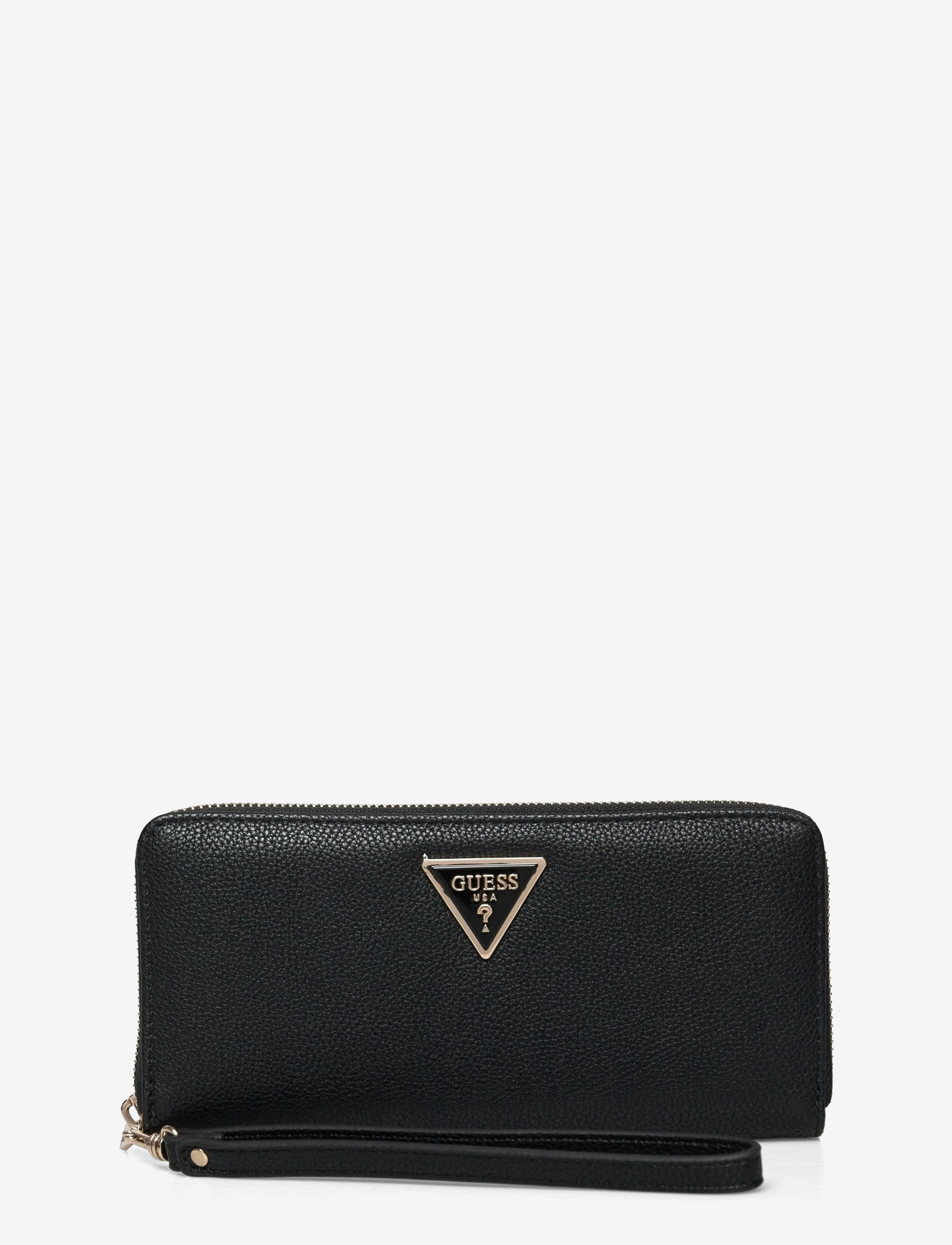 GUESS - LAUREL II SLG LARGE ZIP AROUND - gifts below 15000kr - black - 0