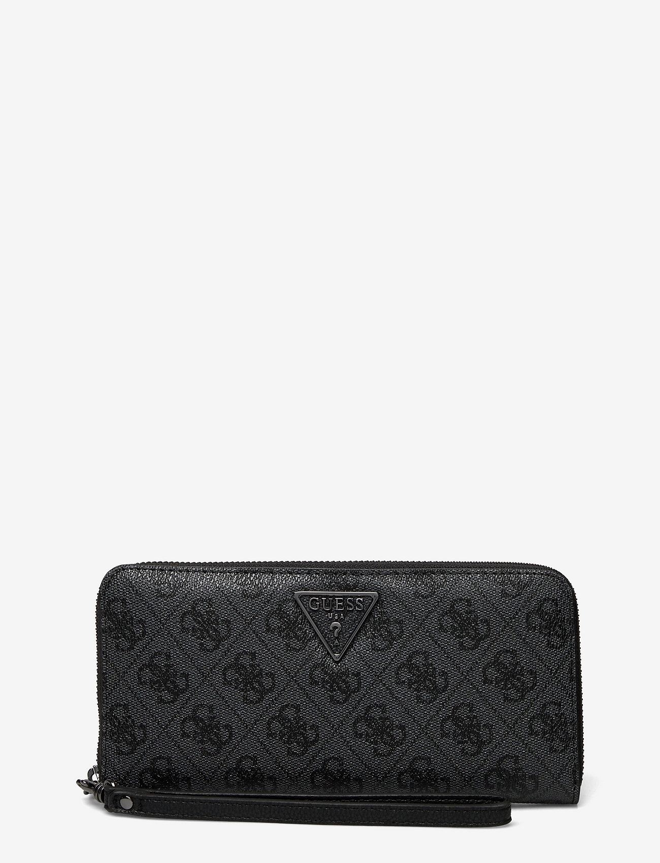 GUESS - NOELLE SLG LARGE ZIP AROUND - coal - 0