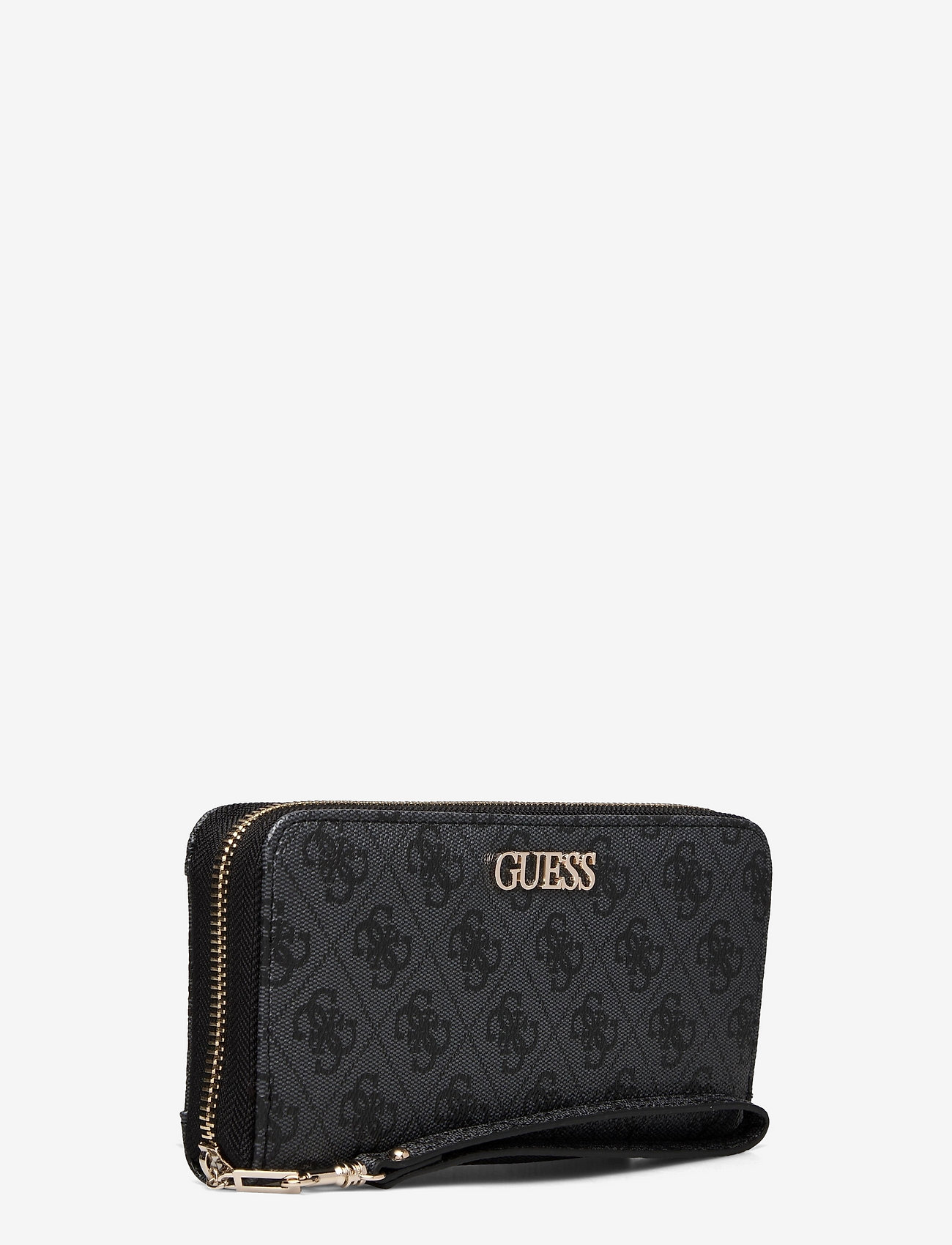 GUESS - ALBY SLG LARGE ZIP AROUND - coal - 2