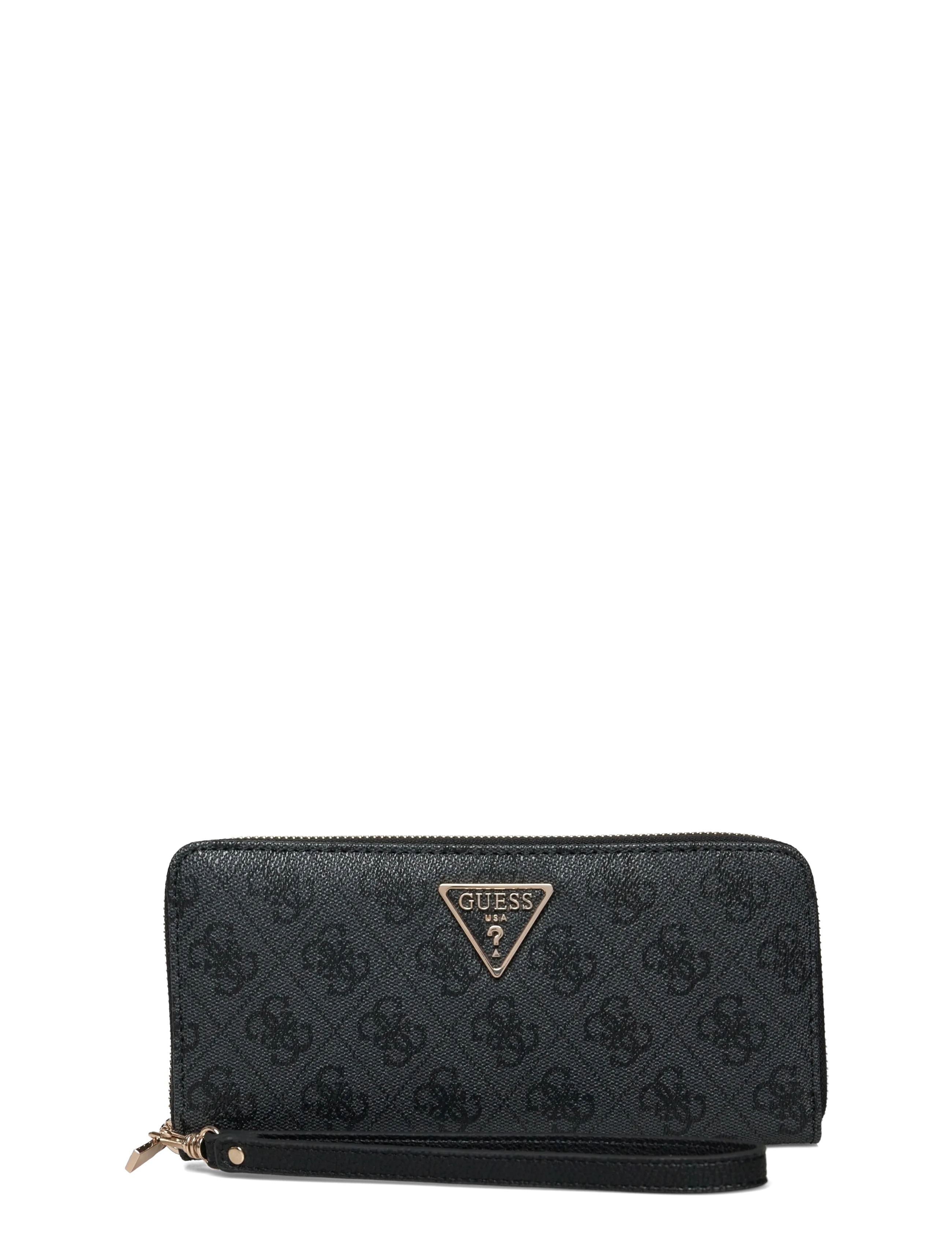 LAUREL II SLG LARGE ZIP AROUND - COAL LOGO