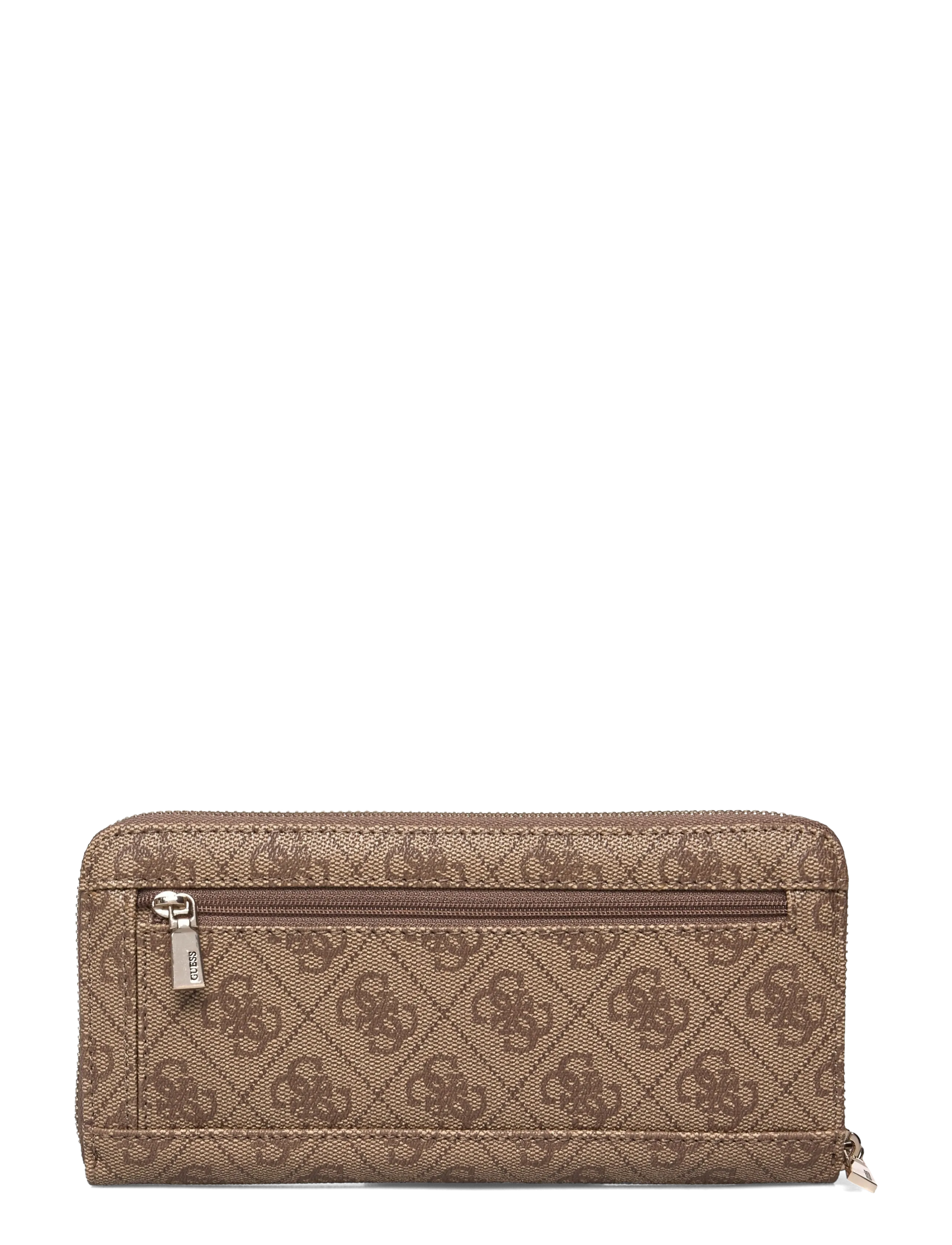GUESS - LAUREL II SLG LARGE ZIP AROUND - punge - latte logo - 1