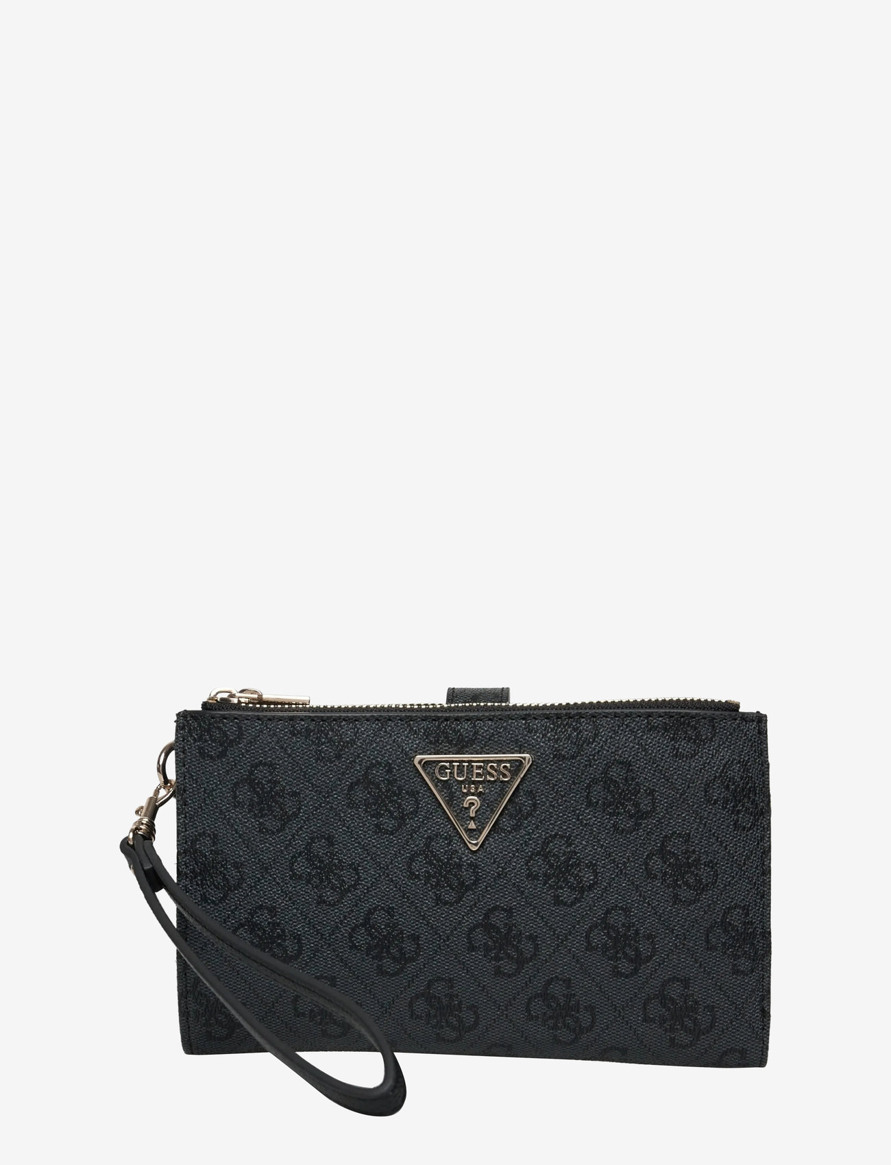 GUESS - LAUREL II SLG DBL ZIP ORGNZR - portemonnaies - coal logo - 0