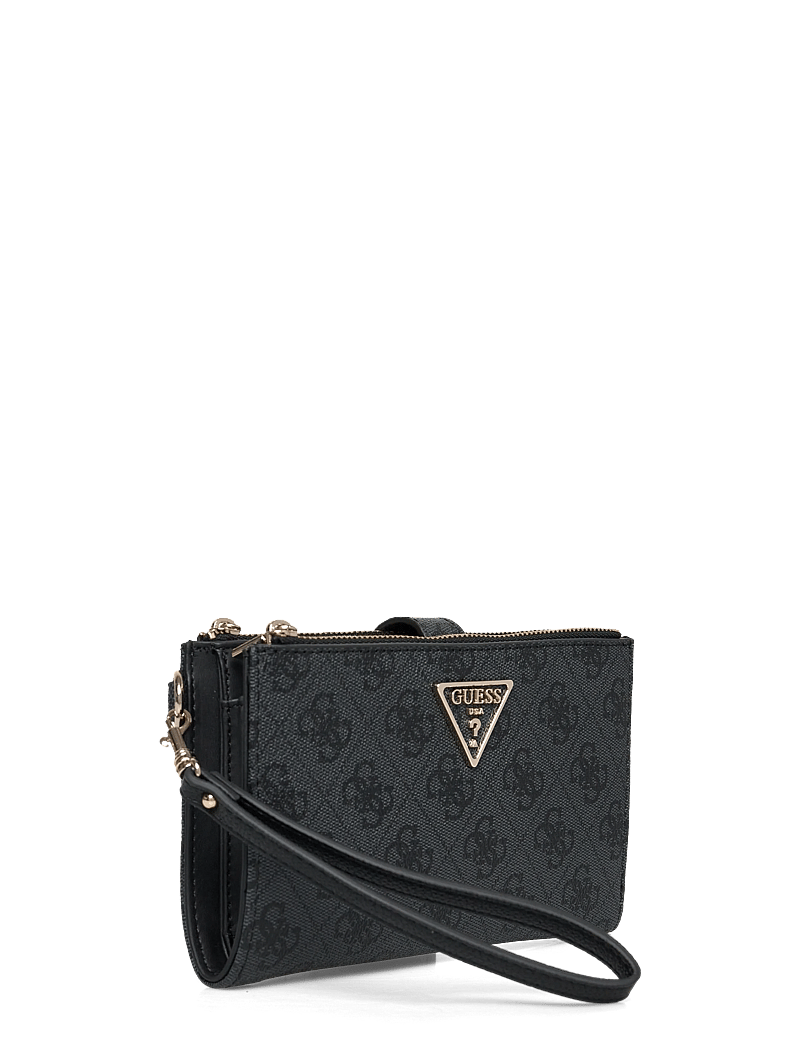 GUESS - LAUREL II SLG DBL ZIP ORGNZR - punge - coal logo - 2