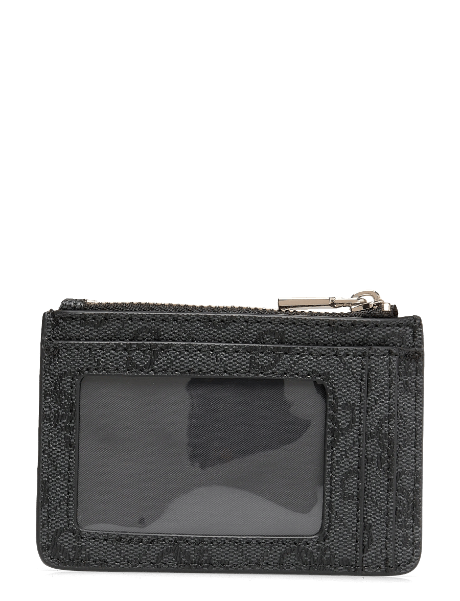 GUESS - LAUREL II SLG CREDIT CARD CASE - kortholdere - coal logo - 1