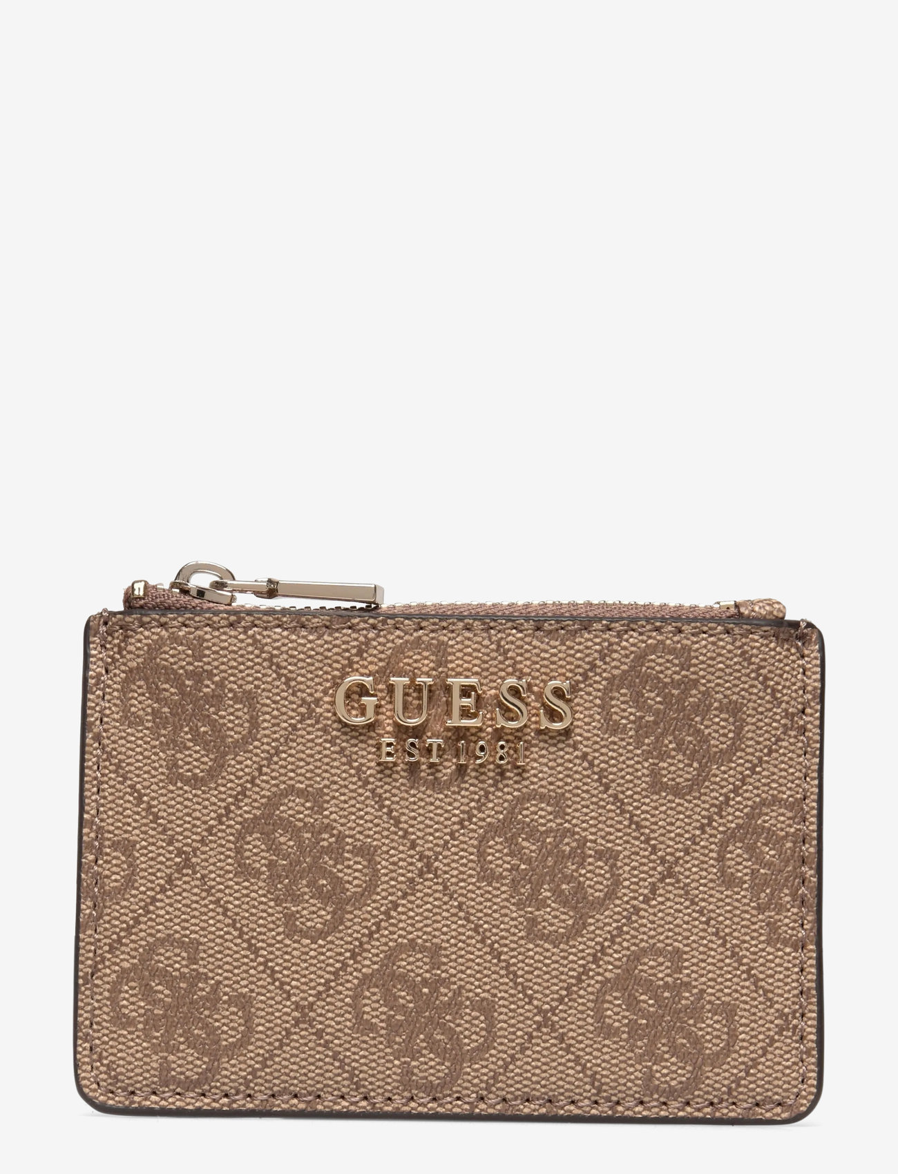 GUESS - LAUREL II SLG CREDIT CARD CASE - kingitused alla 50€ - latte logo - 0