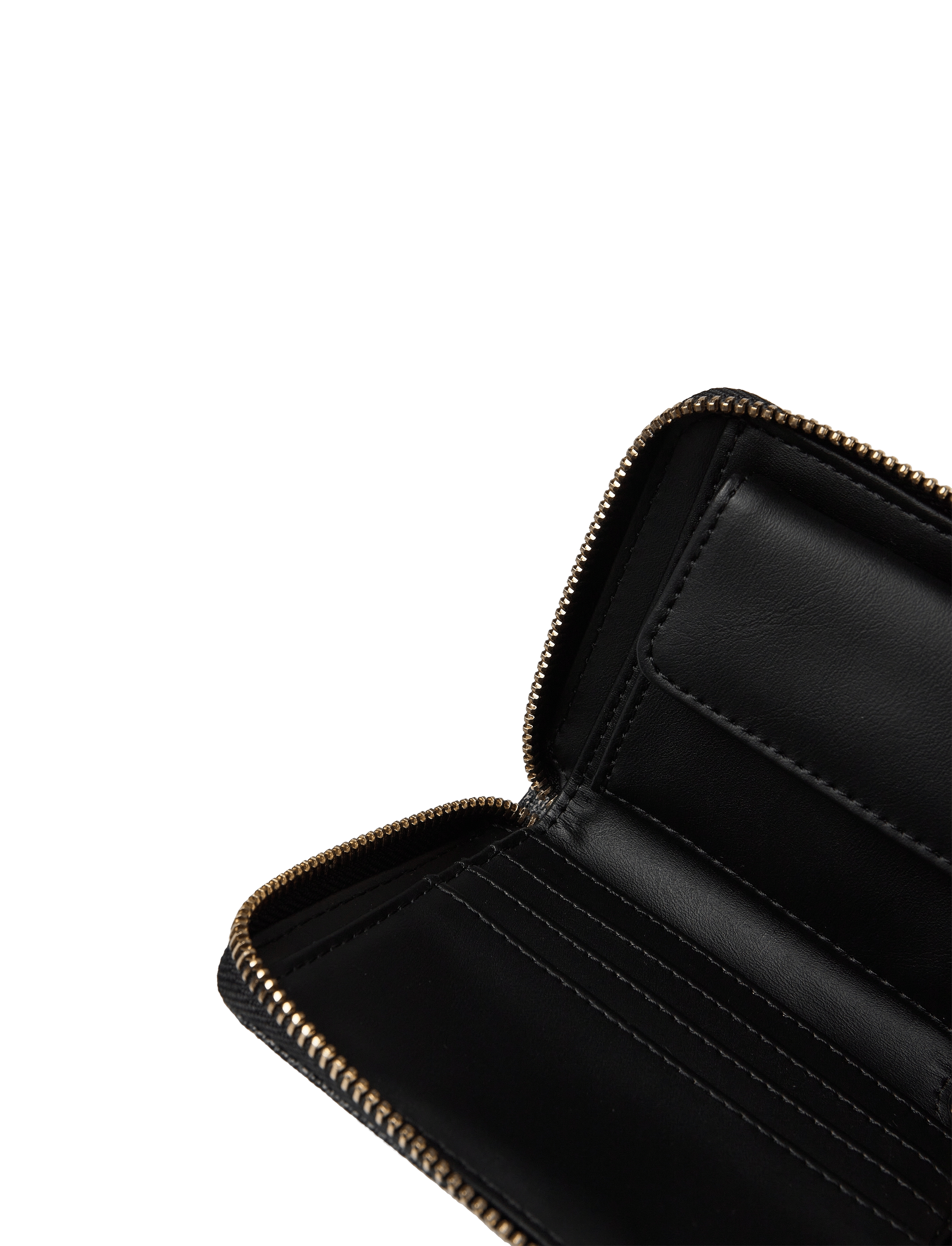 Porte-monnaie GUESS Laurel SLG - Petit Format Zippé, Noir, Polyuréthane, 11x9.5 Cm