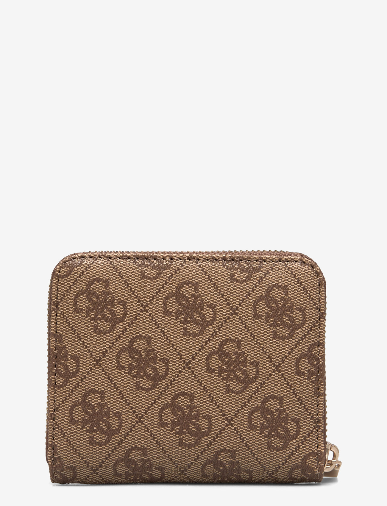 GUESS - LAUREL SLG SMALL ZIP AROUND - latte logo - 1