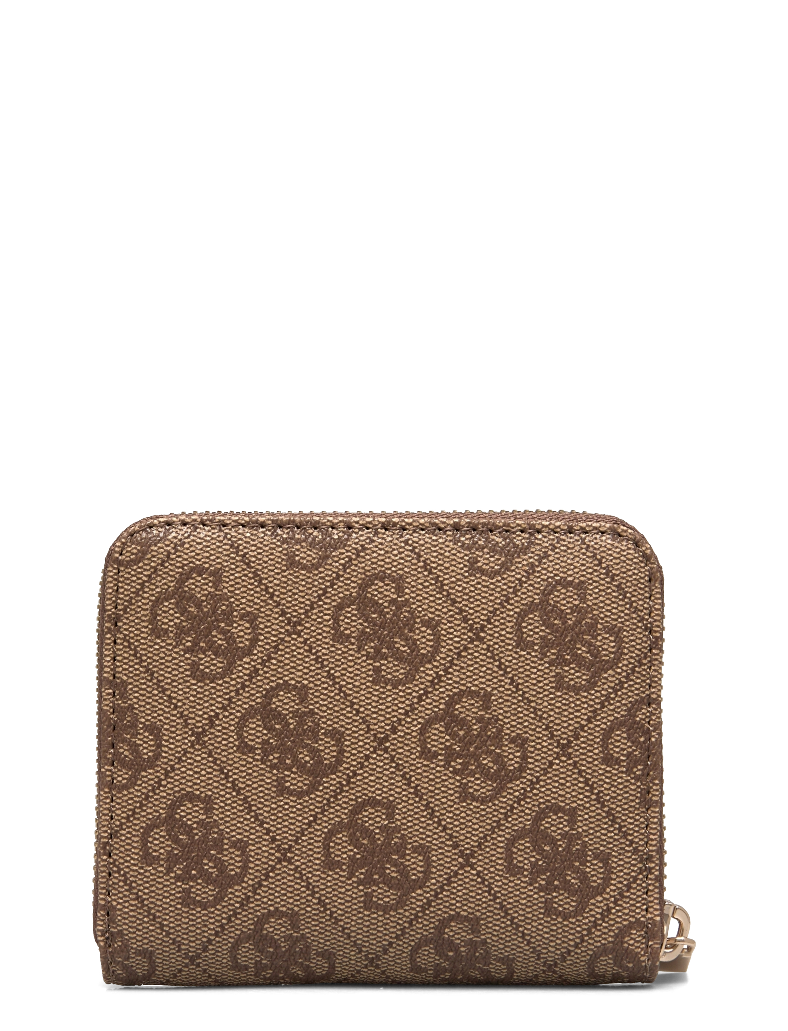 GUESS - LAUREL SLG SMALL ZIP AROUND - latte logo - 1