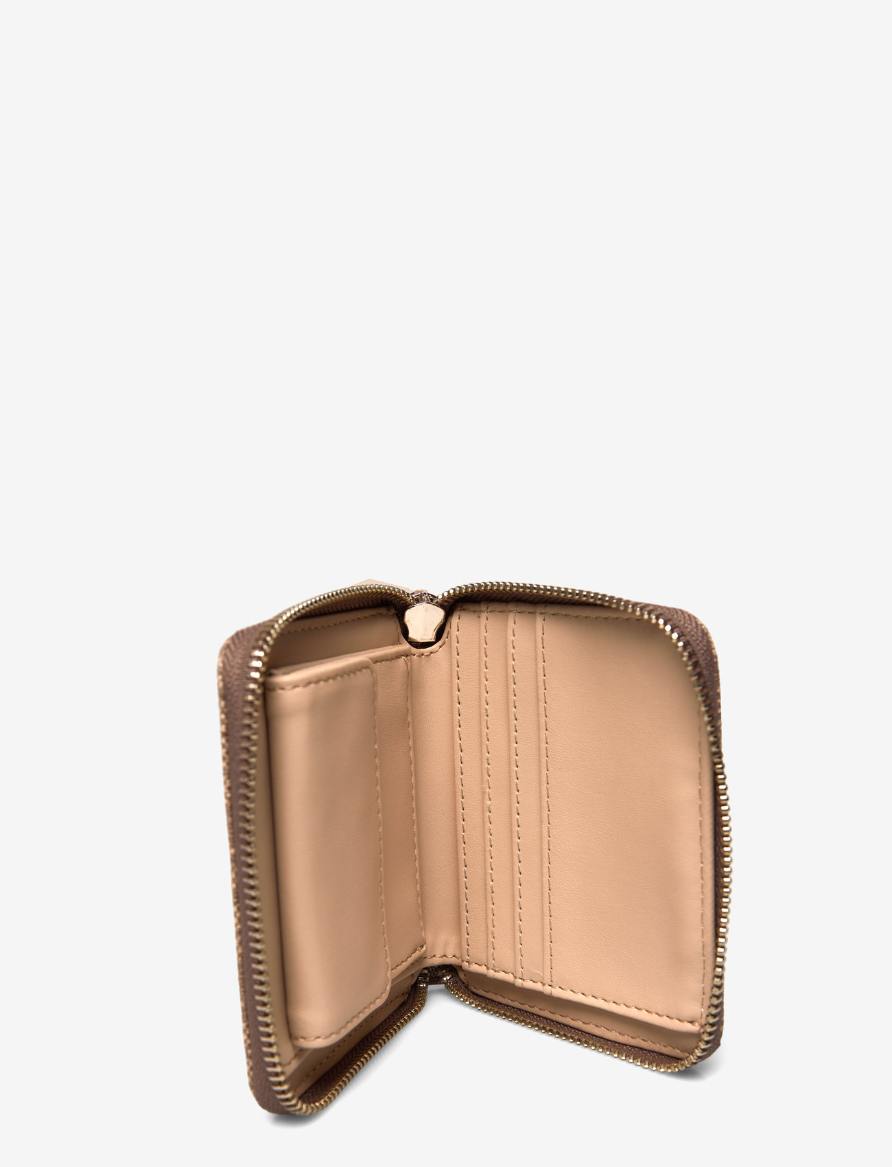 GUESS - LAUREL SLG SMALL ZIP AROUND - latte logo - 4