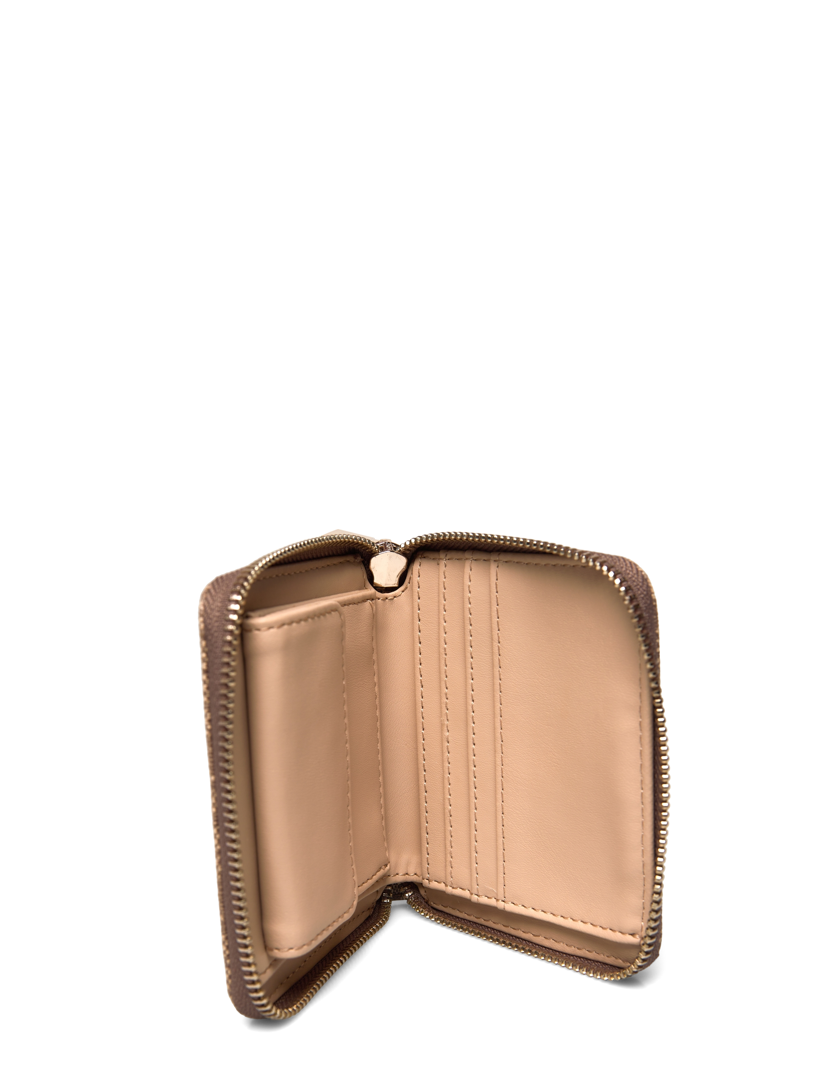 GUESS - LAUREL SLG SMALL ZIP AROUND - latte logo - 4