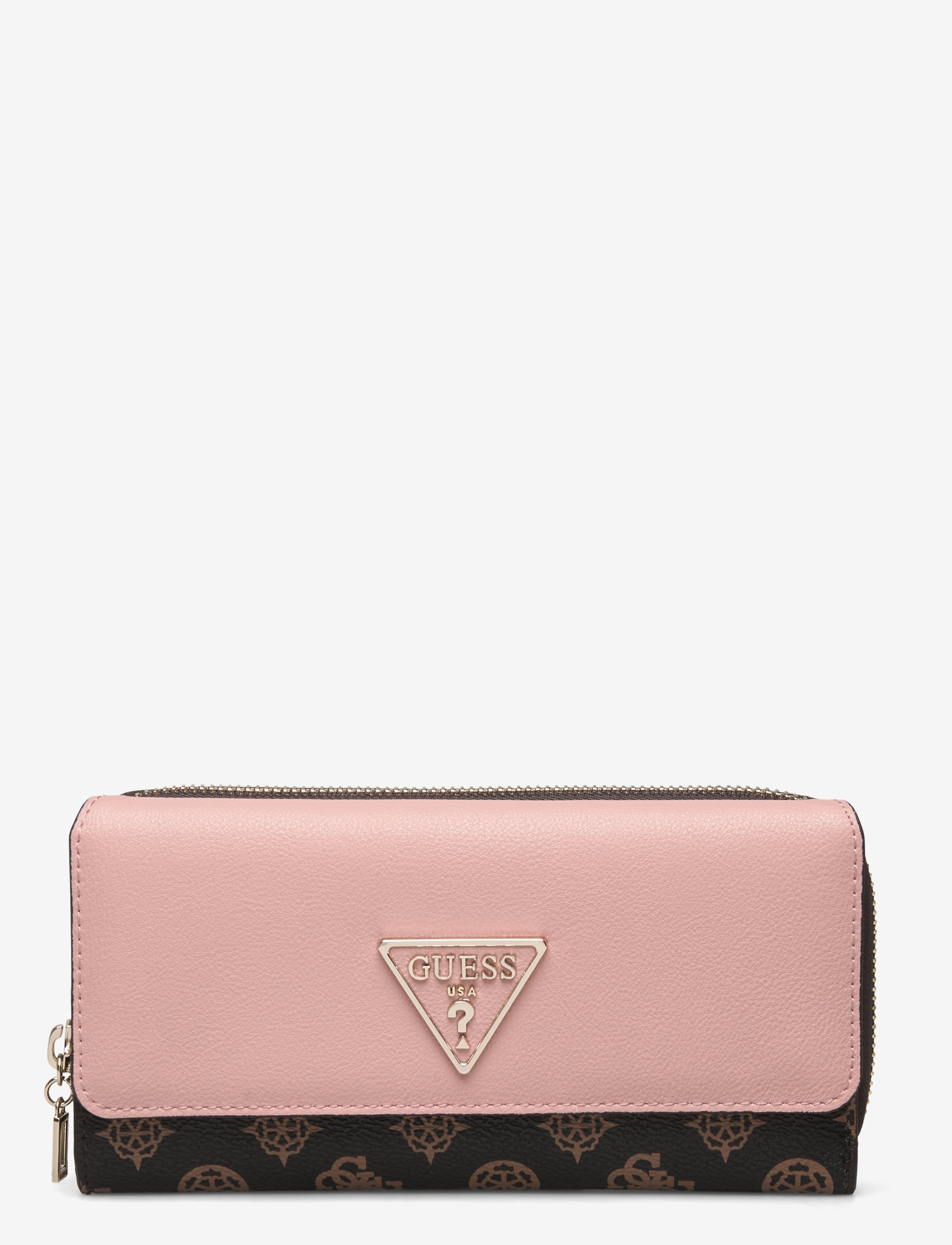 GUESS - MADDY SLG LRG CLUTCH ORGANIZER - brown/blush - 0