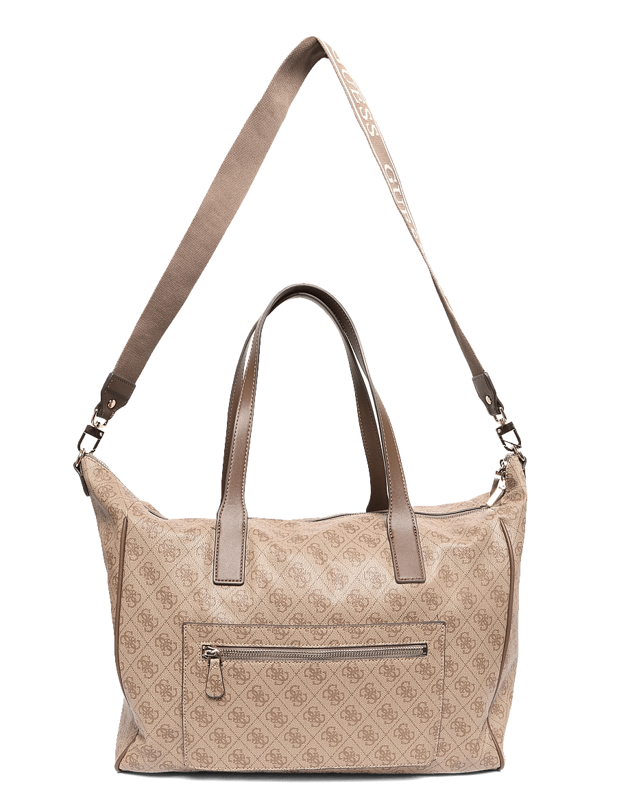 GUESS - LATONA CARRY ON LARGE TOTE - reisikotid - latte logo - 1