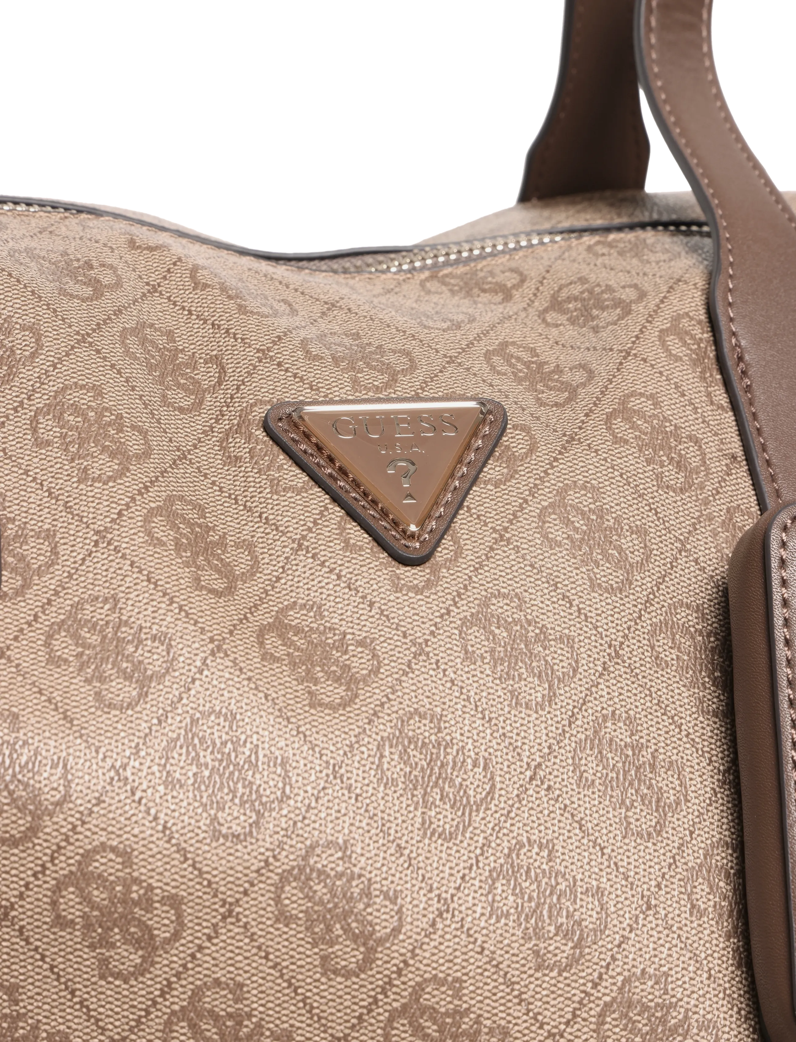 GUESS - LATONA CARRY ON LARGE TOTE - wochenendtaschen - latte logo - 2