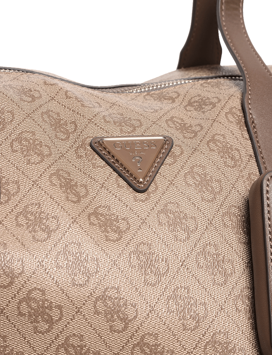 GUESS - LATONA CARRY ON LARGE TOTE - reisikotid - latte logo - 2
