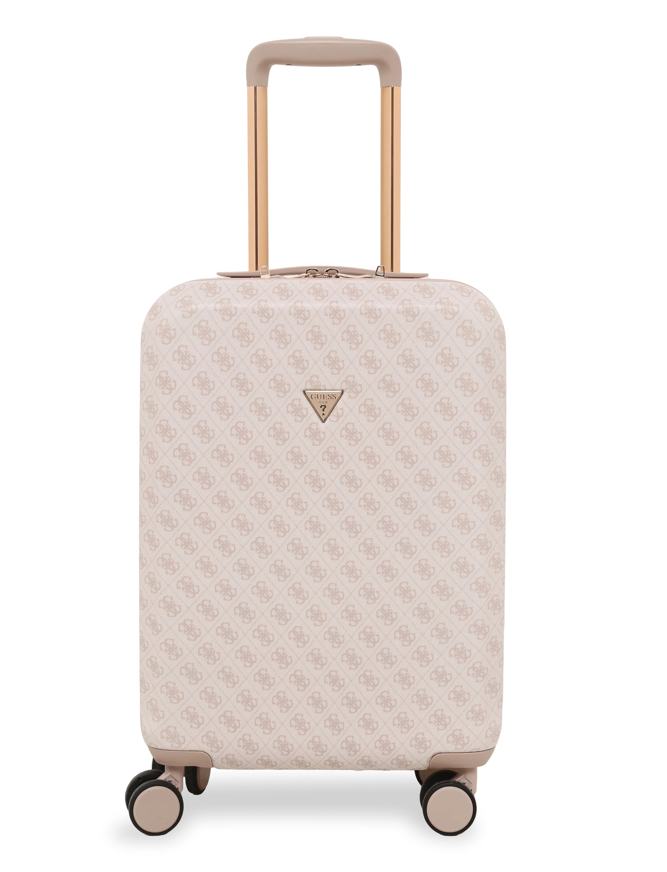 GUESS LATONA - Suitcases - BONE LOGO / cream