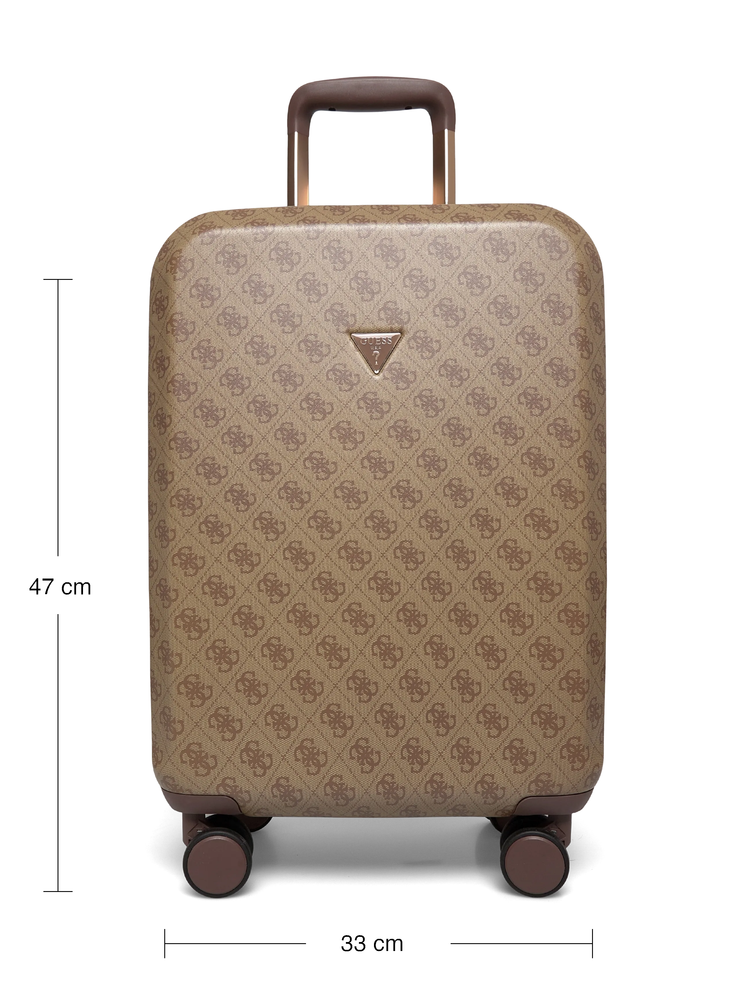 GUESS - LATONA 18 IN 8-WHEELER - valises - latte logo - 4