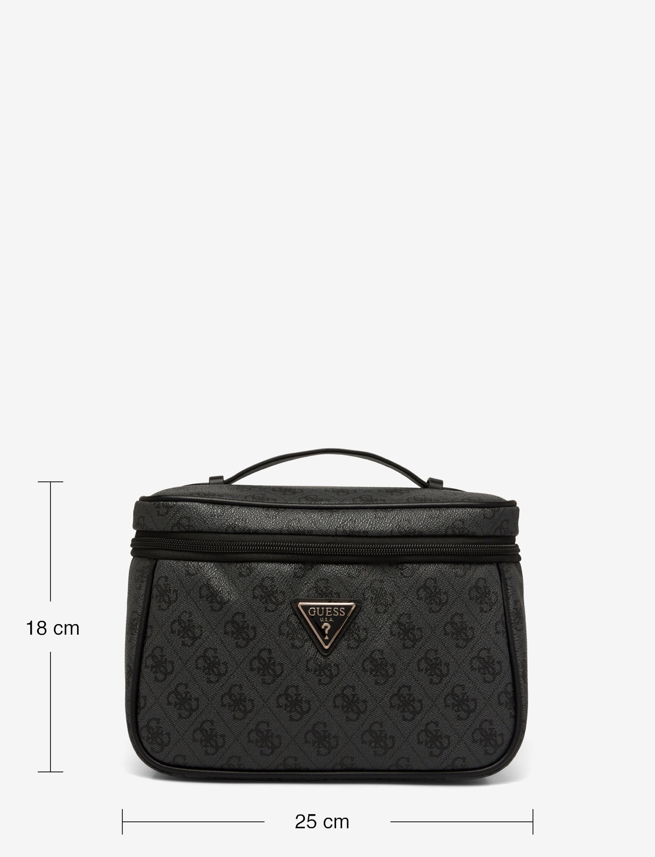 GUESS - JESCO TOILETRY TRAIN CASE - coal - 5