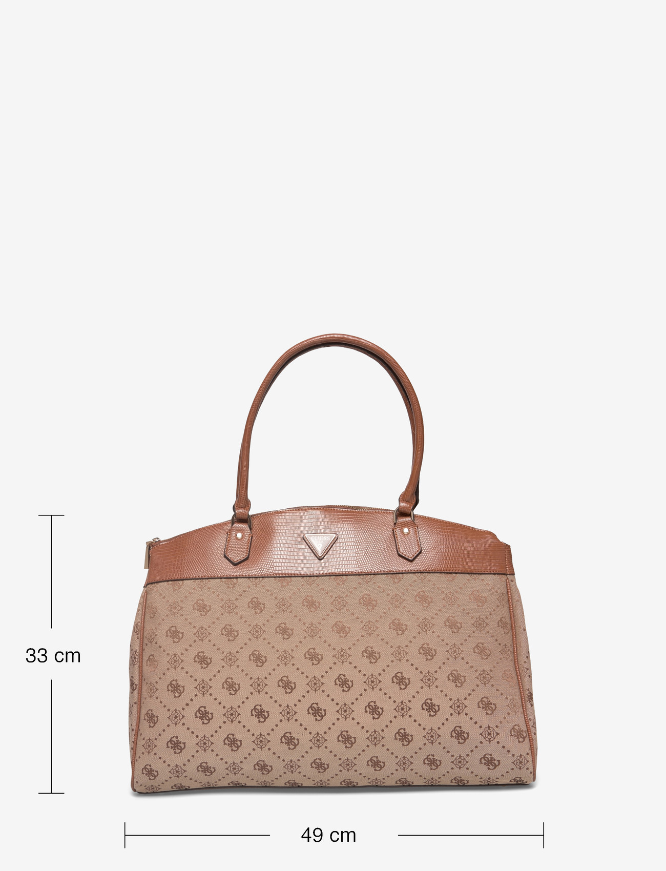 GUESS - MELINDA LOGO DELUXE DOME TOTE - spesielle anledninger - latte logo - 3