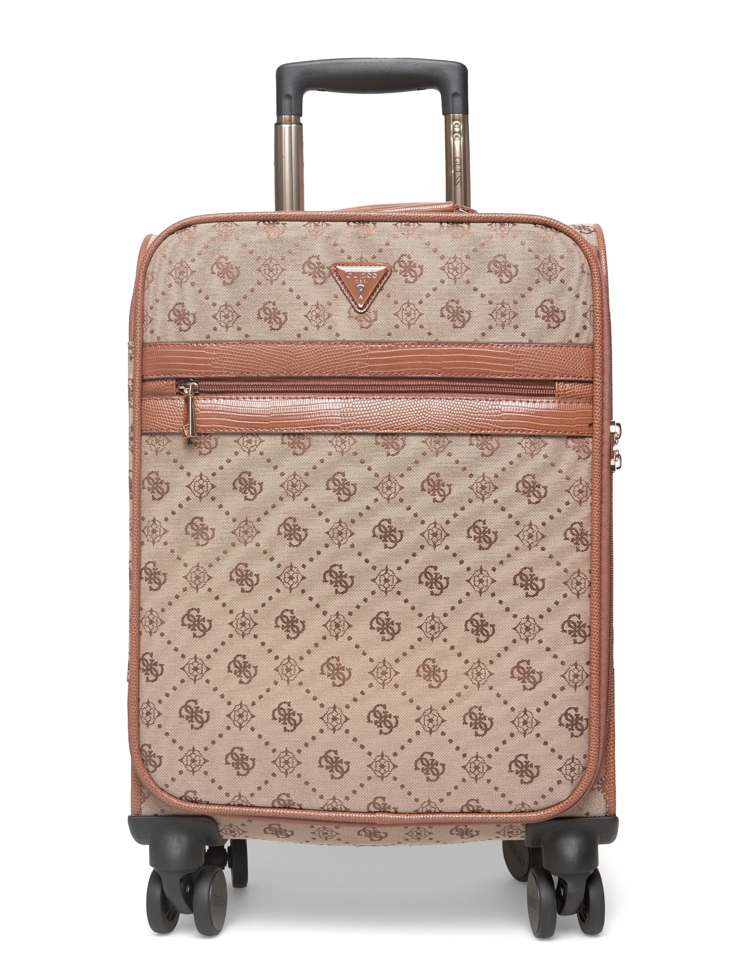 GUESS MELINDA LOGO 18 IN 8-WHEELER - Resväskor & Tillbehör - LATTE LOGO / beige
