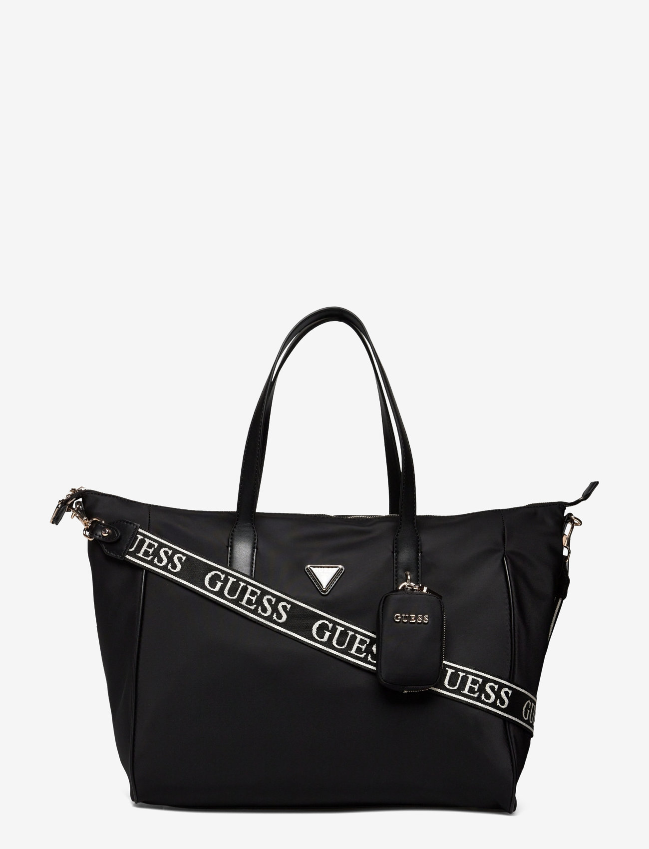 GUESS - FOLLIE CARRYON LARGE TOTE - accessoires - black - 0