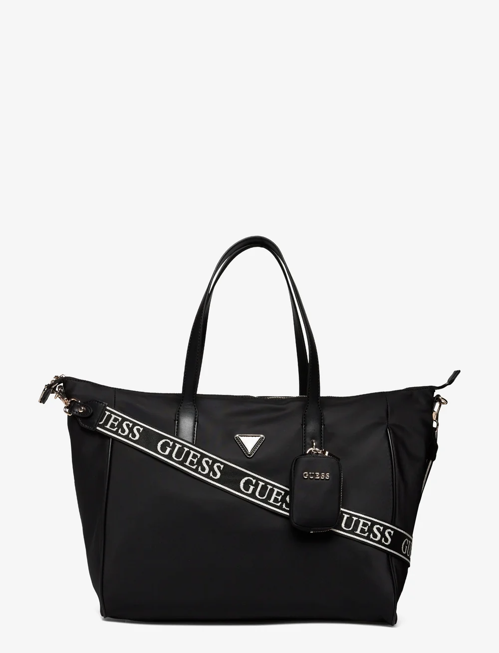 GUESS - FOLLIE CARRYON LARGE TOTE - shoppers - black - 0