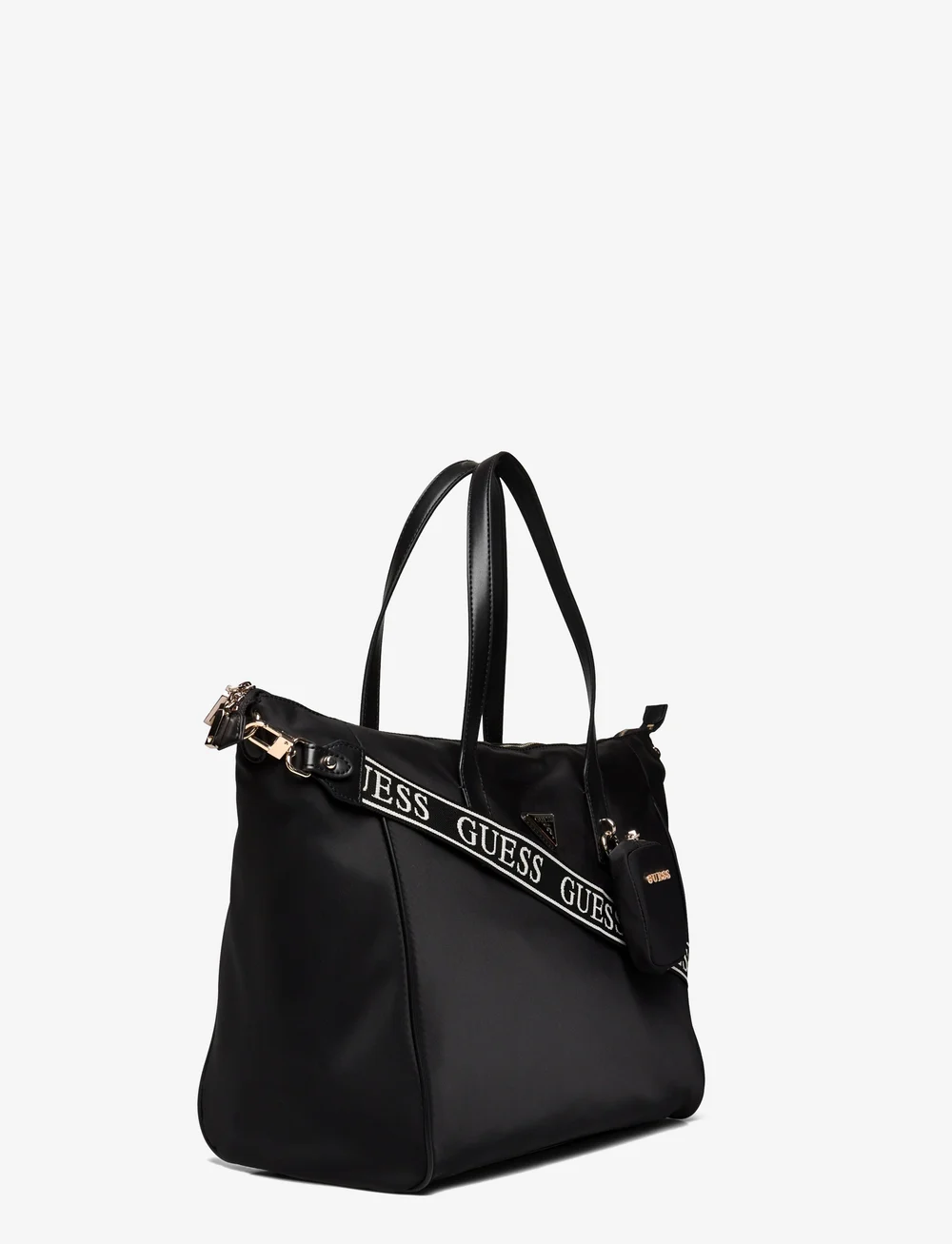 GUESS - FOLLIE CARRYON LARGE TOTE - shoppers - black - 2