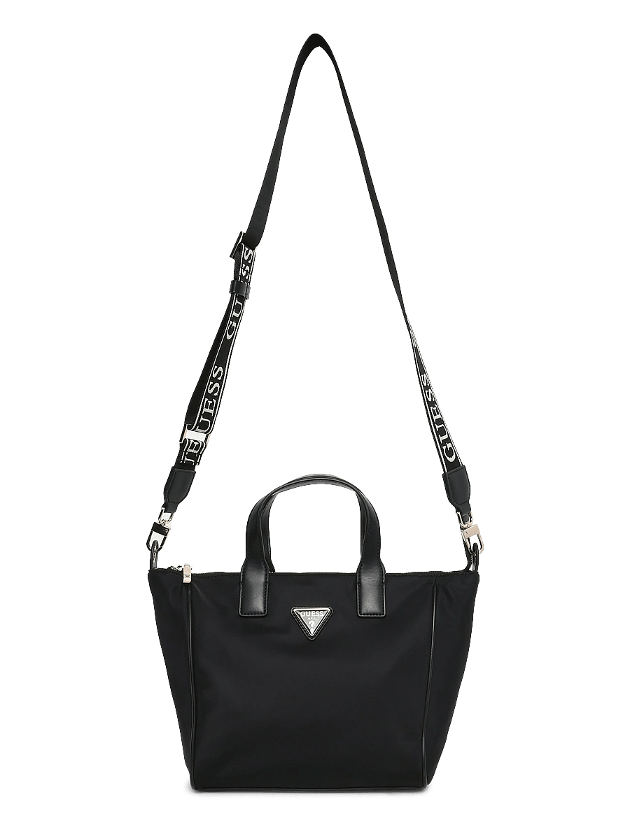GUESS - FOLLIE SMALL TOTE - tote bags - black - 0