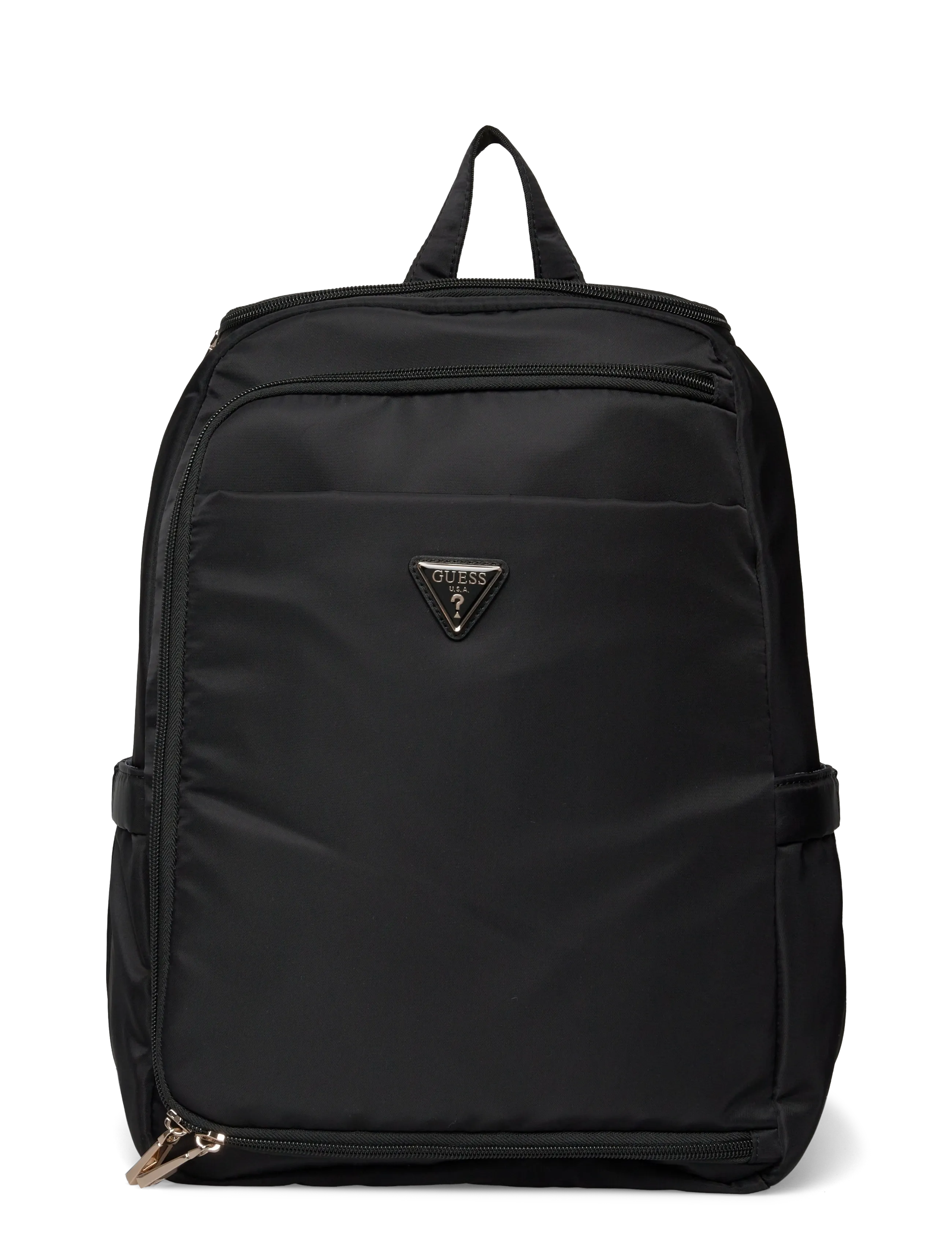 GUESS FOLLIE U-ZIP BACKPACK - Ryggsäckar - BLACK / black