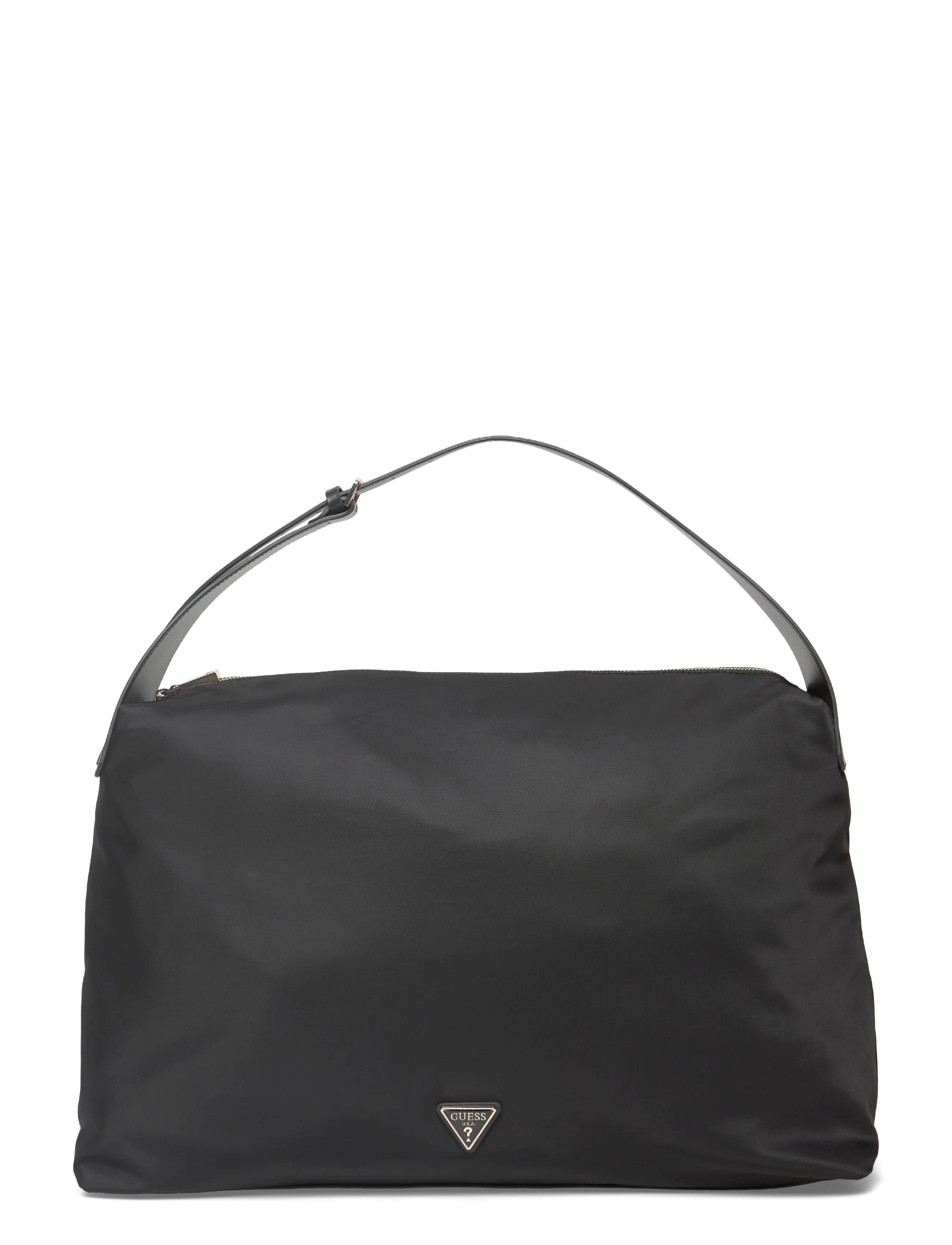 GUESS Follie Oversized Hobo, One Size, Black, Tasker > Små Skuldertasker-Crossbody-Tasker, Dame