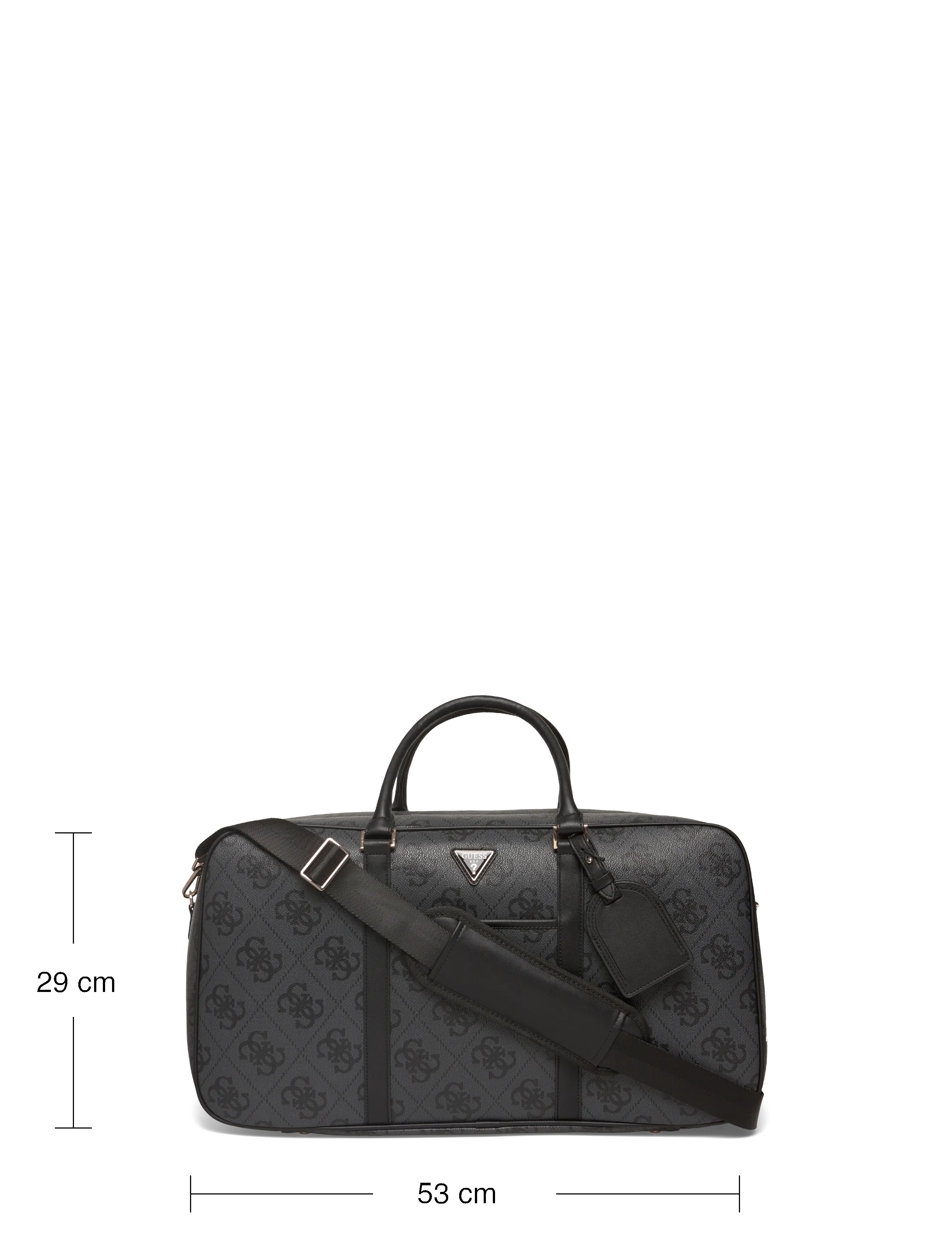 GUESS - BERTA WEEKENDER DUFFLE - coal logo - 3
