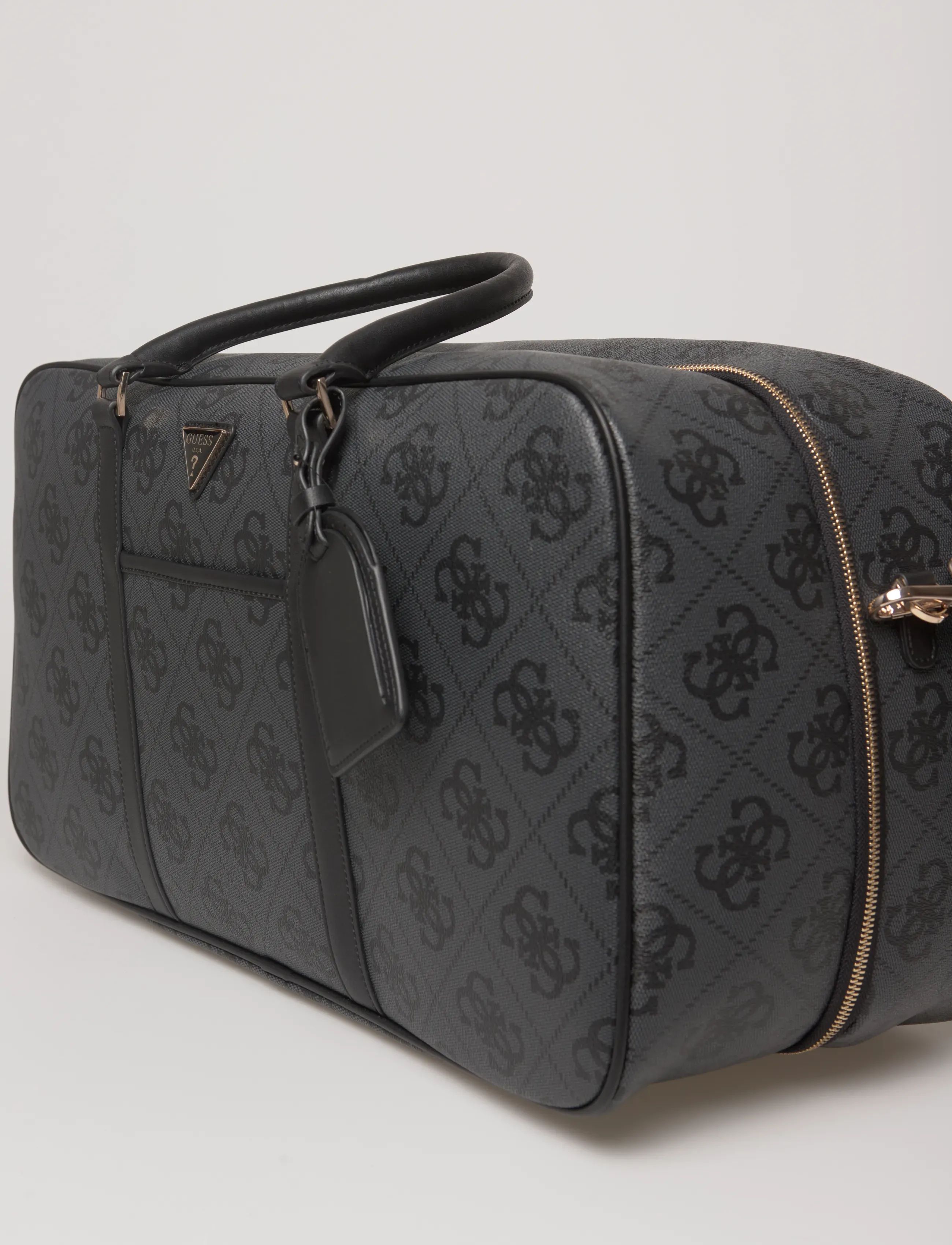 GUESS - BERTA WEEKENDER DUFFLE - coal logo - 4