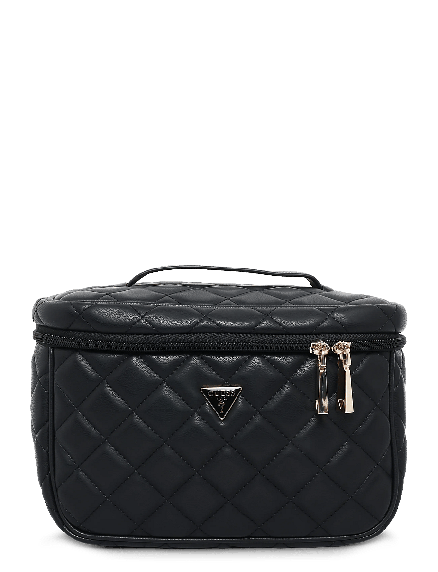 GUESS - JULIET TOILETRY TRAIN CASE - toilettenartikel - black - 0