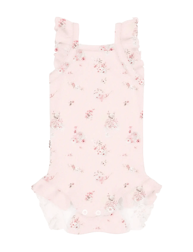 Gugguu - Baby Print Rib Romper - Ärmellose bodys - tinyjoy delicacy - 1