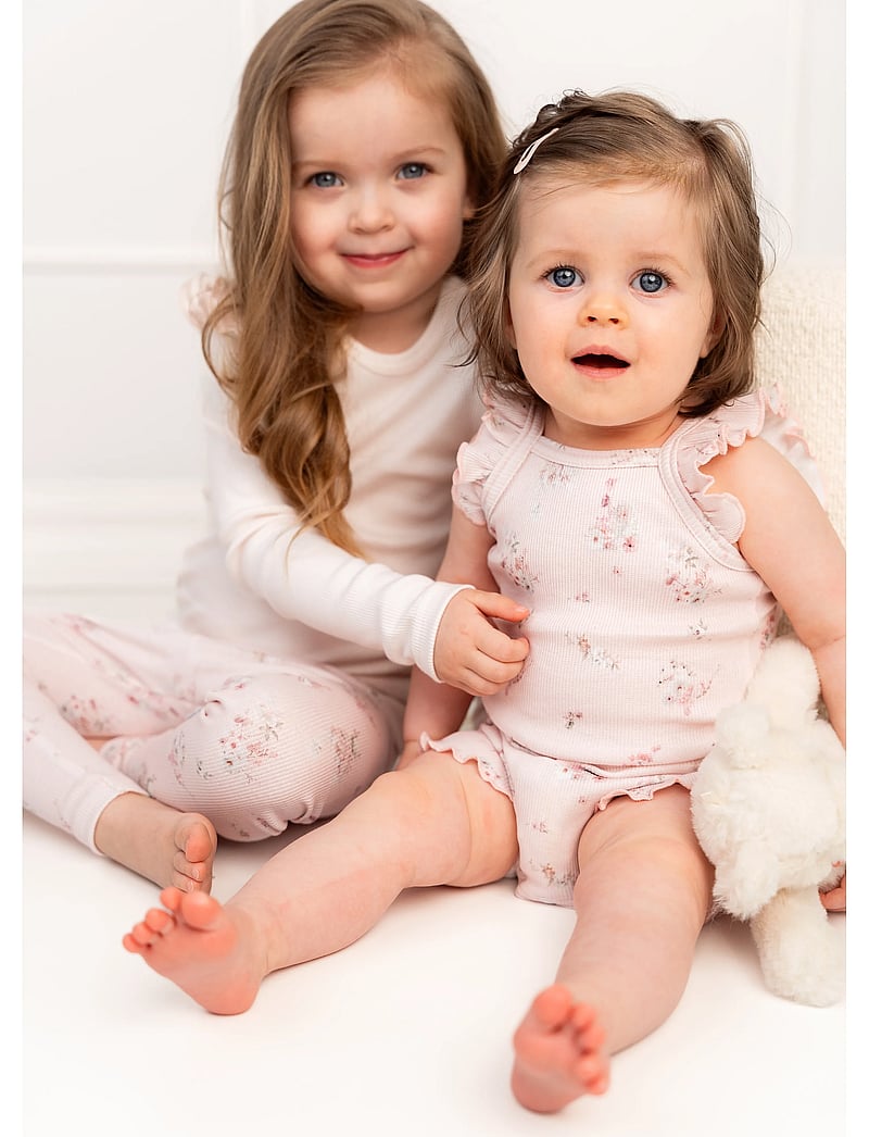 Gugguu - Baby Print Rib Romper - Ärmellose bodys - tinyjoy delicacy - 0