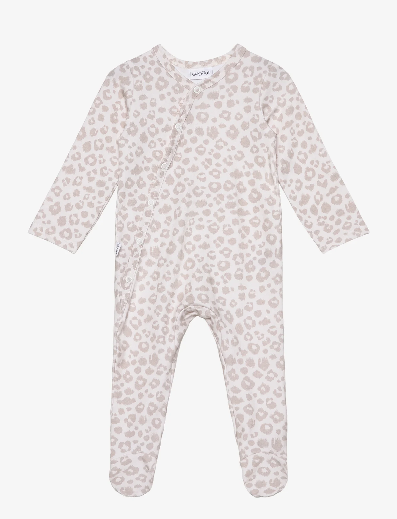 Gugguu - Baby Print Full Bodysuit - langermede heldresser - nudeleo - 0