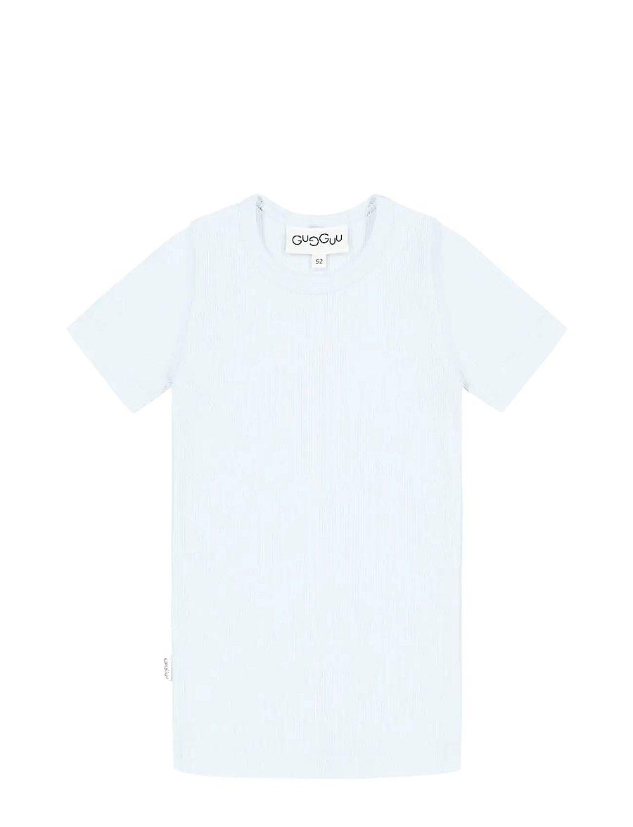 Gugguu - Classic Rib T-Shirt - soft blue - 1