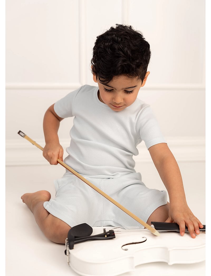 Gugguu - Classic Rib T-Shirt - korte mouwen - soft blue - 2