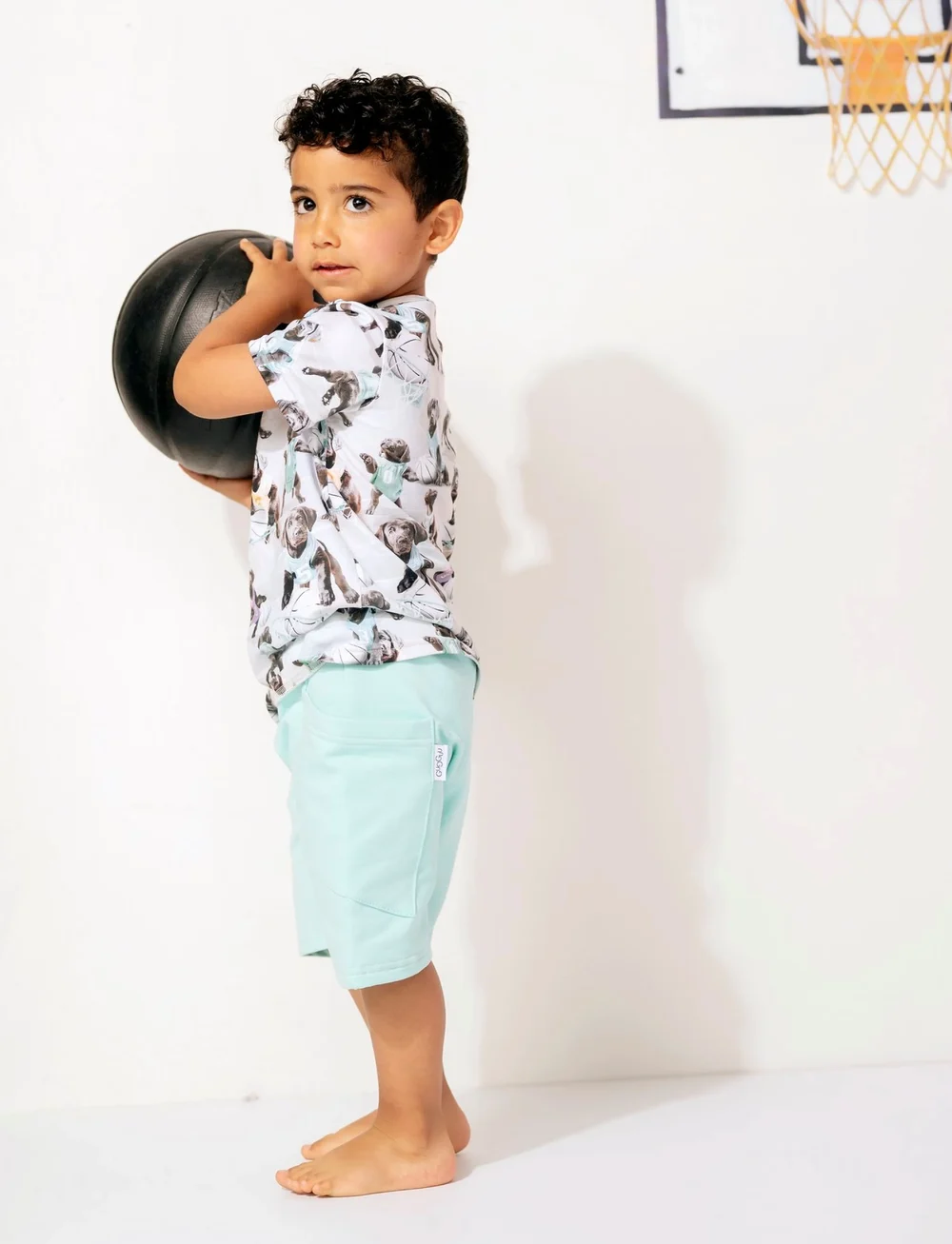 Gugguu - Classic Baggy Shorts - sweatshorts - blue water - 2