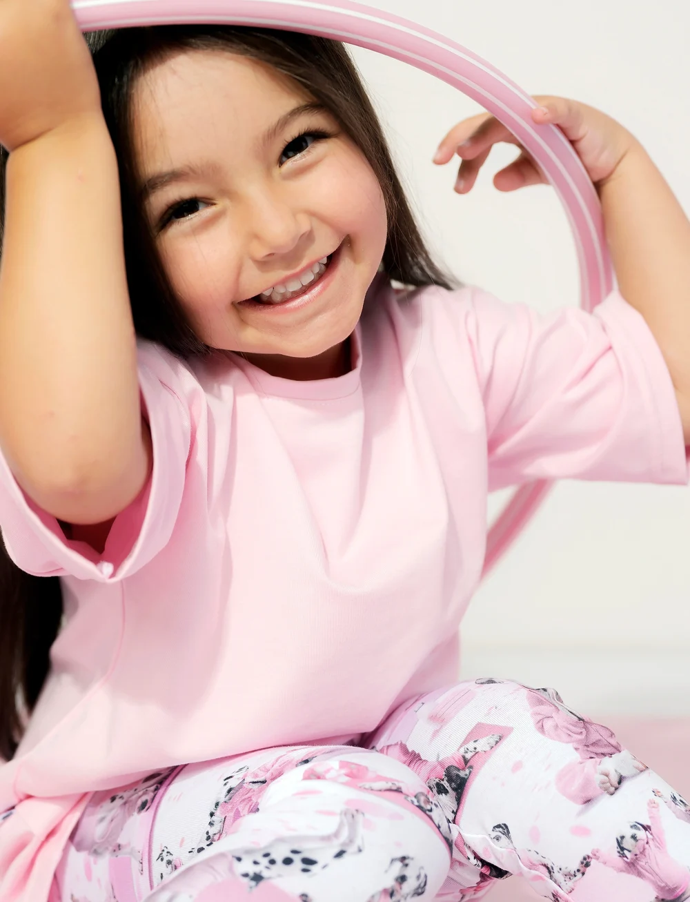 Gugguu - Unisex Long T-Shirt - kortermede t-skjorter - pink ball - 5