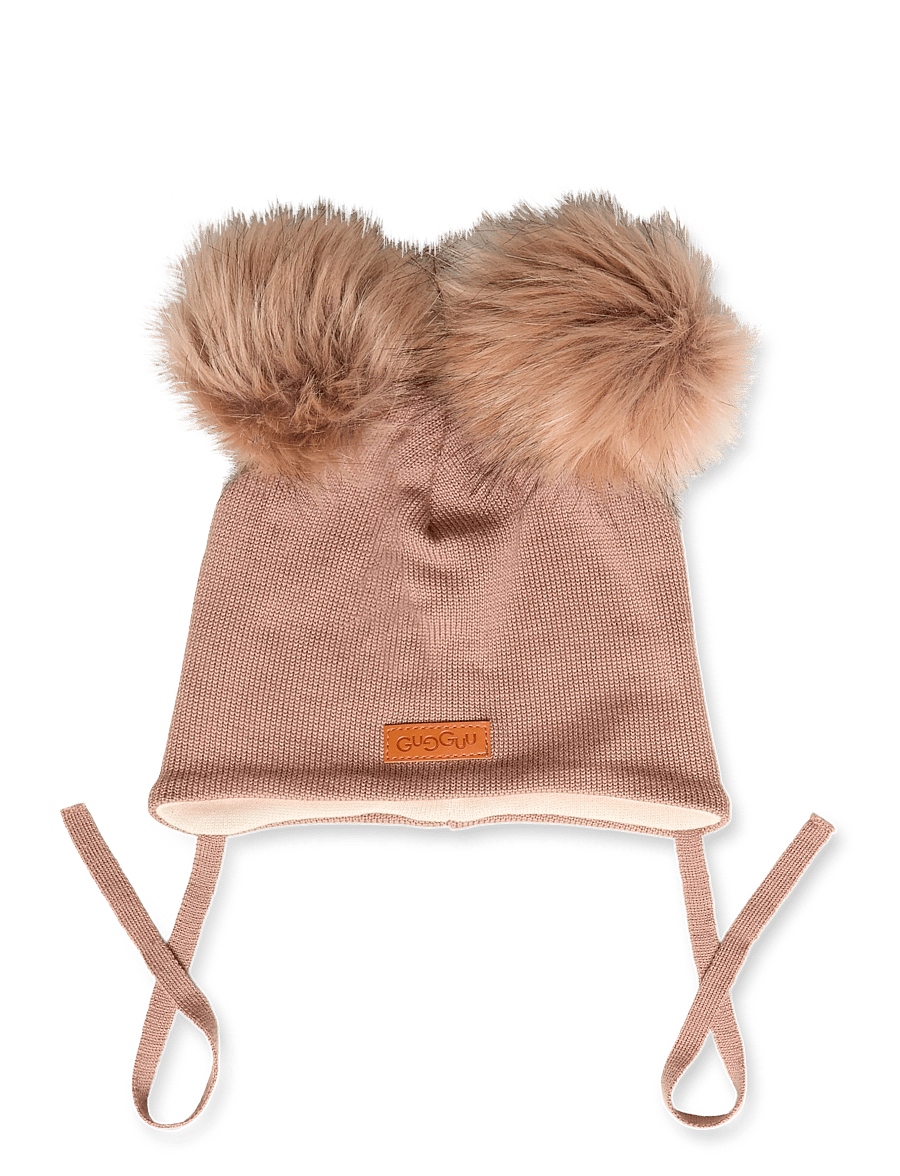 Gugguu - Merino Double Furry Baby Beanie - babymützen - golden kindness - 0