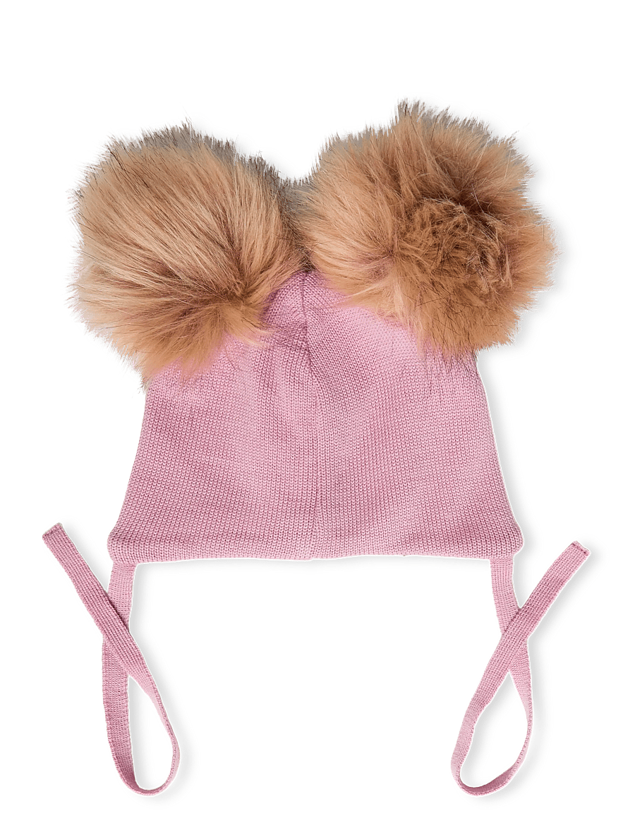 Gugguu - Merino Double Furry Baby Beanie - babymützen - meadow mallow - 1
